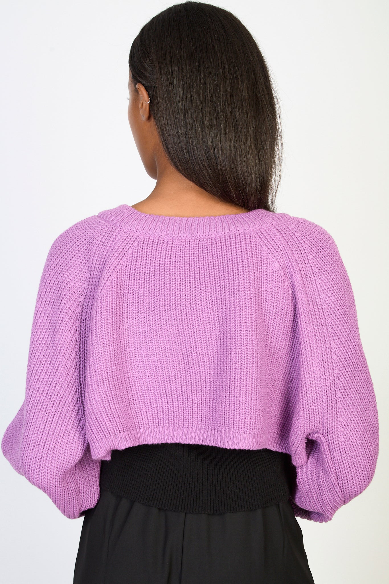 Bright purple knit shrug_2
