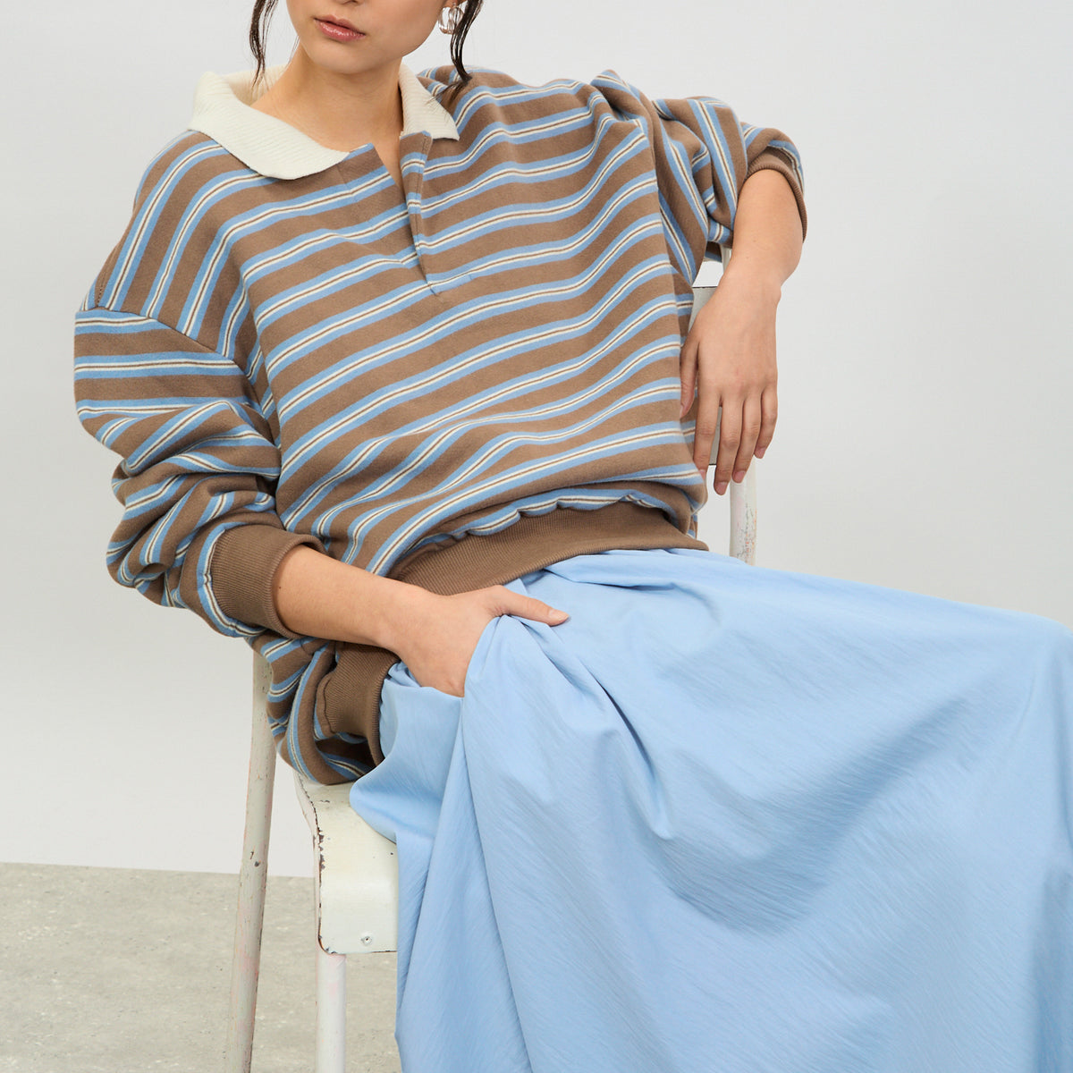 BELVET Striped Rugby Shirt 即完品 BELVET Striped Rugby Shirt 即完 