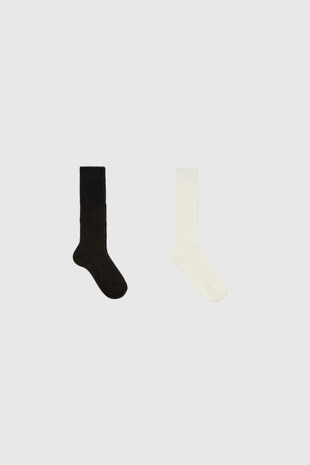Cashmere alpaca blend knee high socks - Set of 2_1