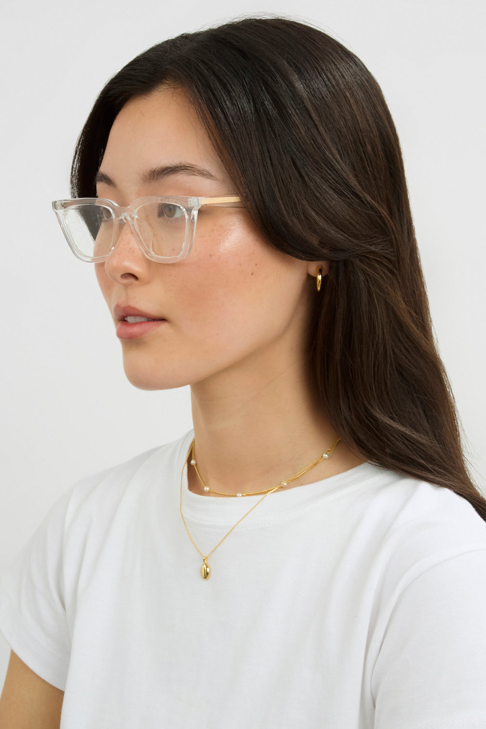 Clear angled cat eye sunglasses_2