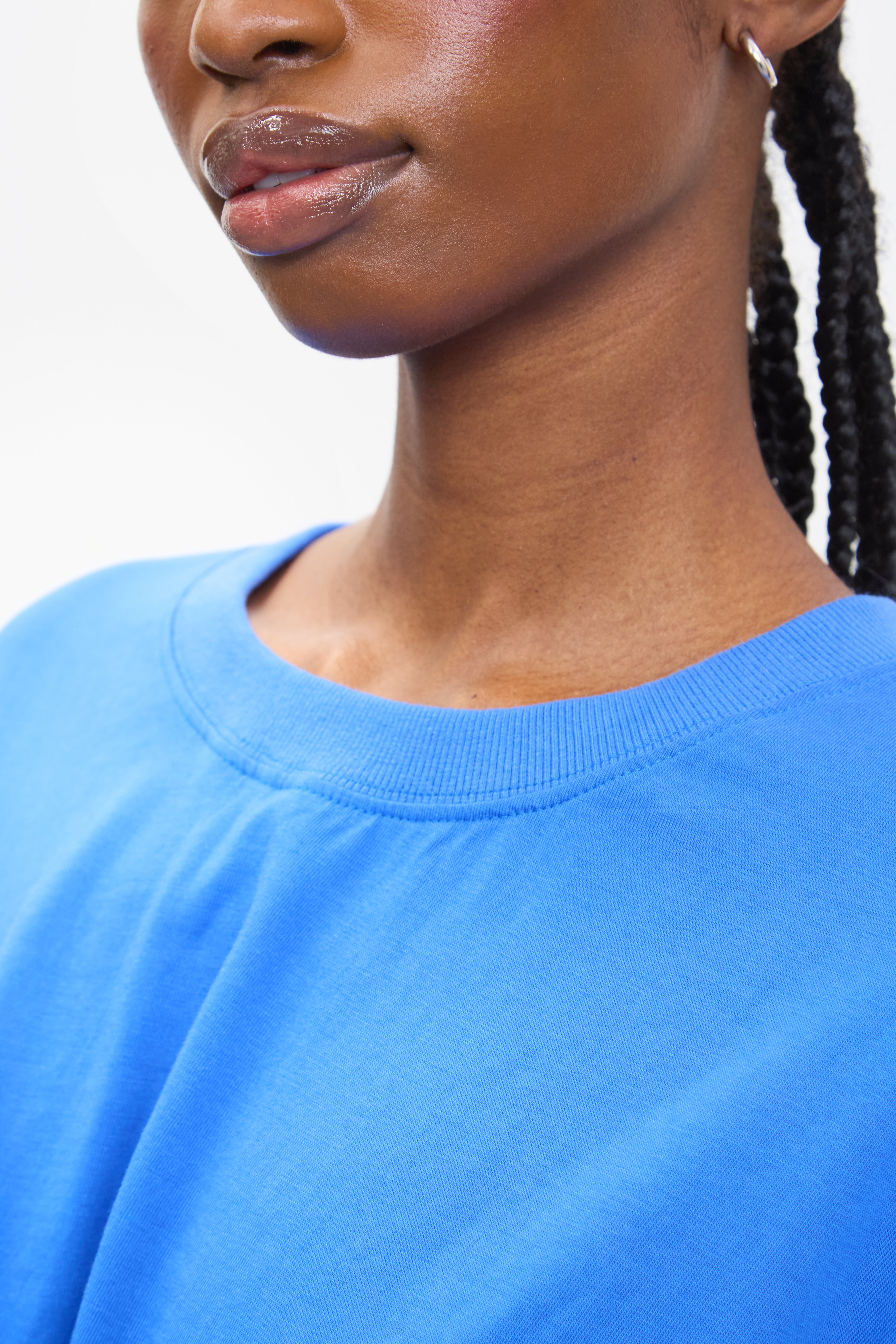 Cobalt blue waist sleeveless tee_3