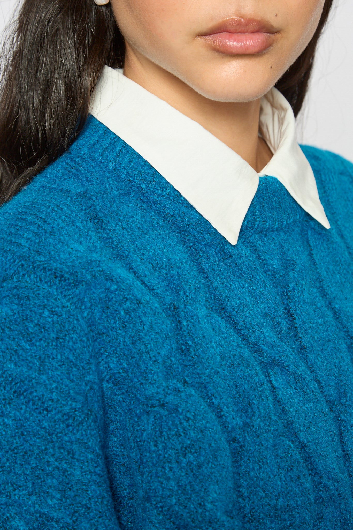 Cobalt braided cable knit jumper_3