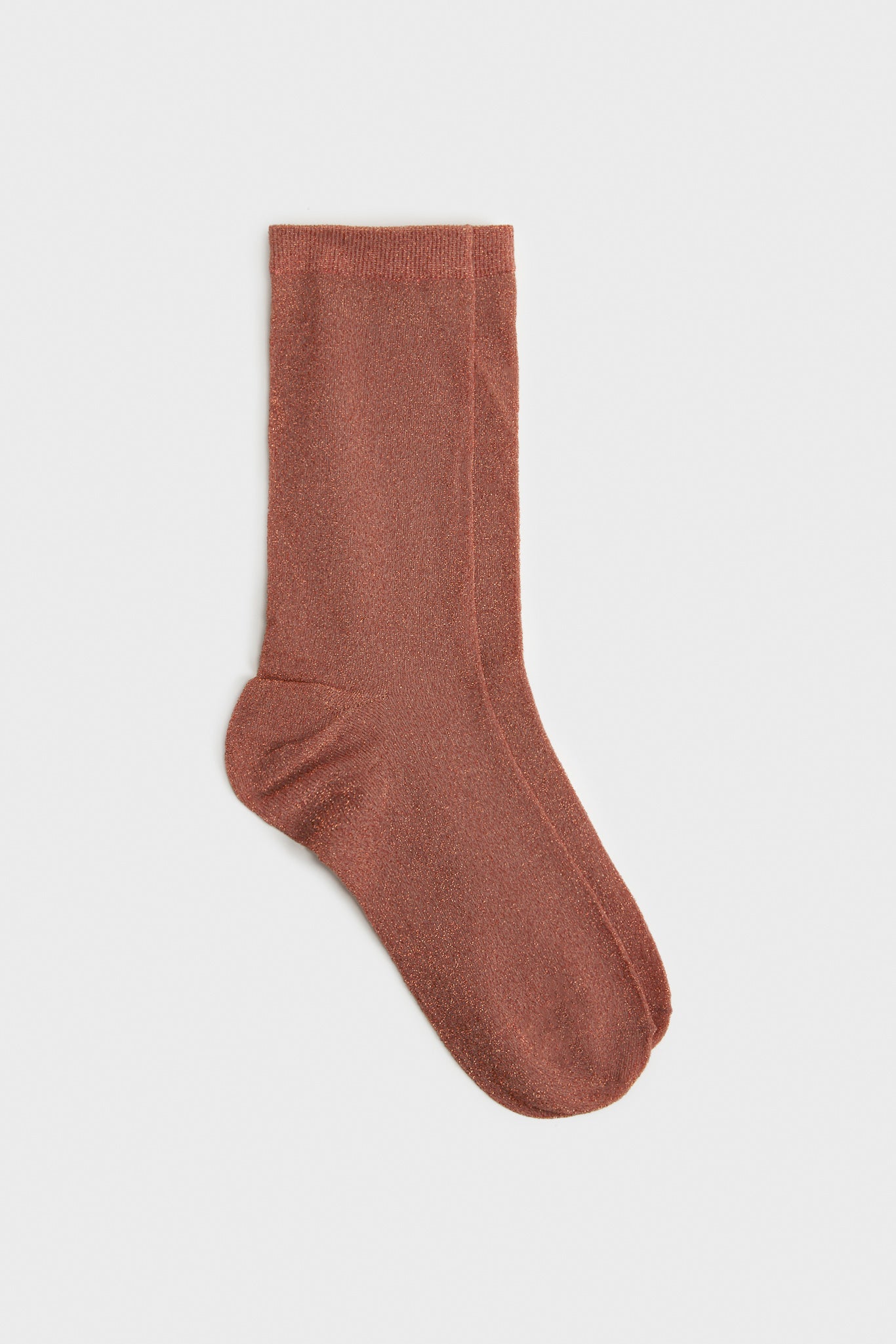 Copper smooth glitter socks_1