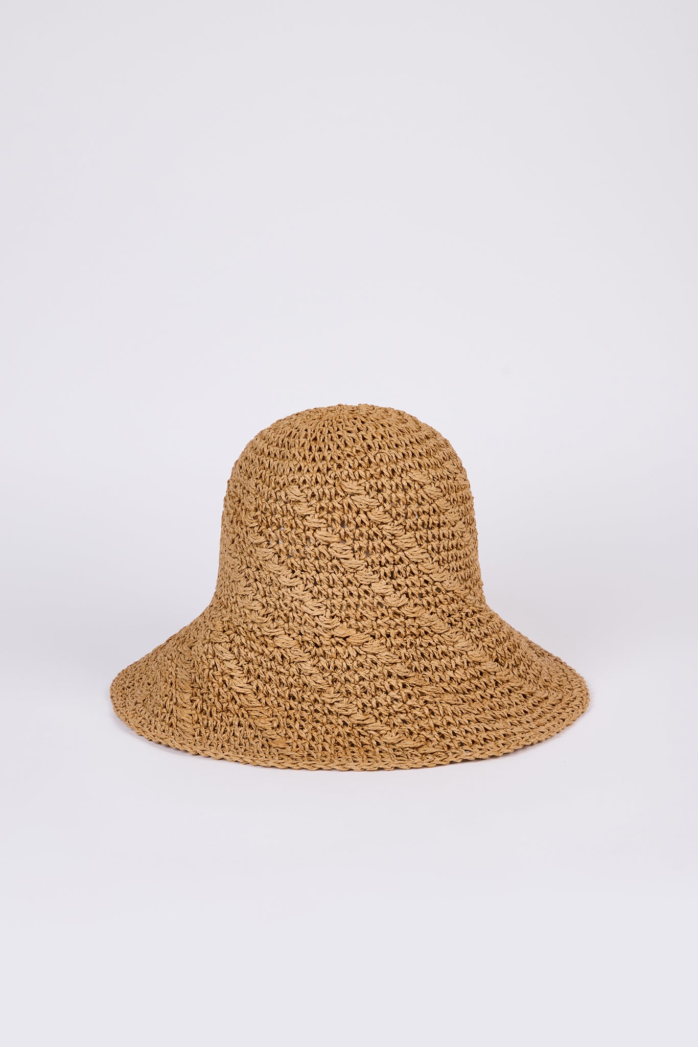 Dark beige spirals straw hat_1