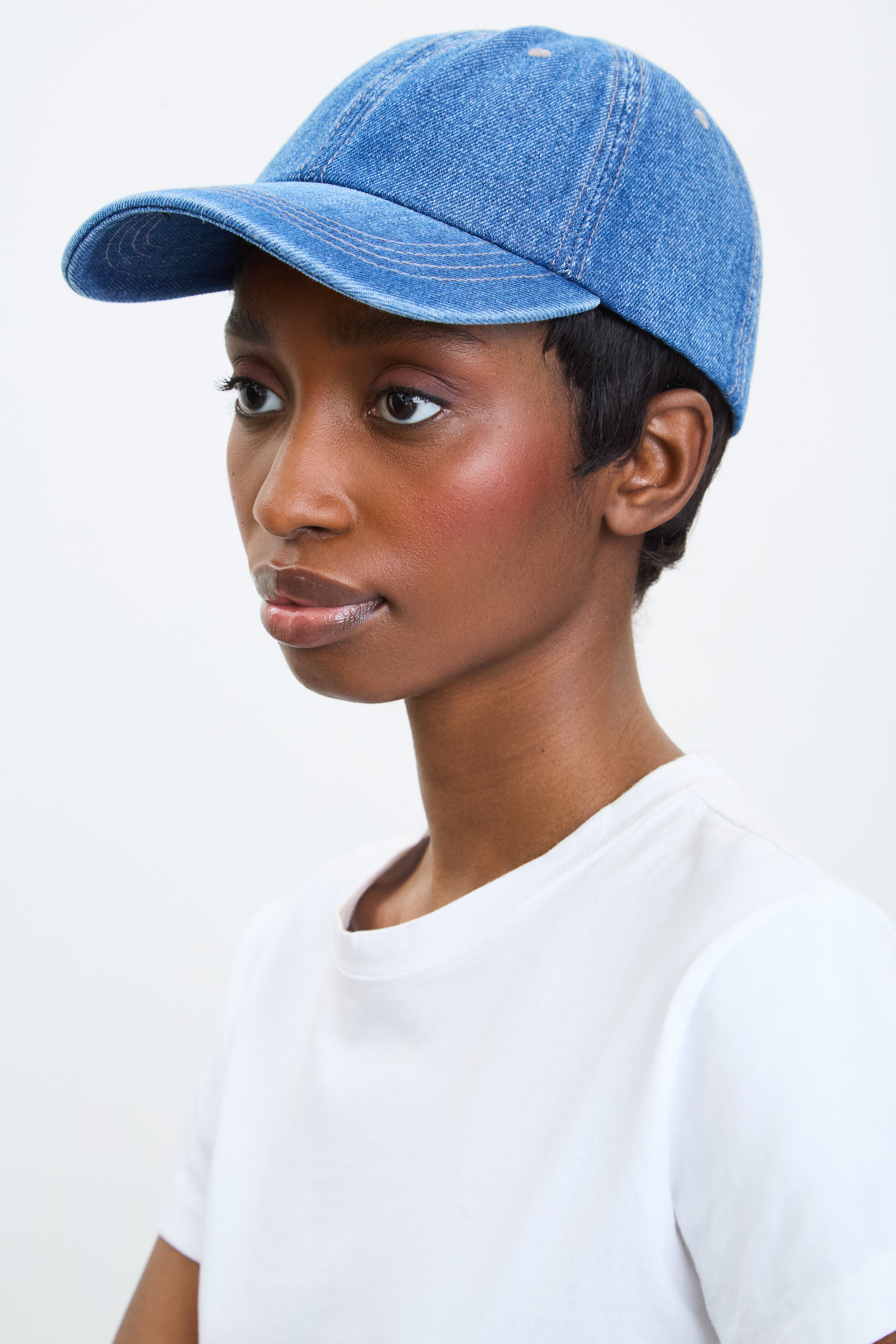 Dark blue denim baseball cap_1