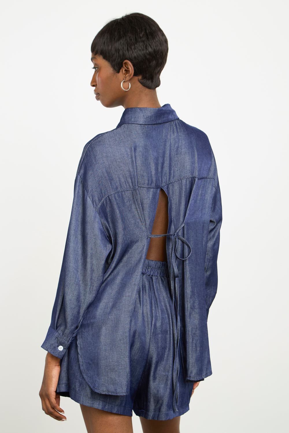 Dark blue denim shirt_2