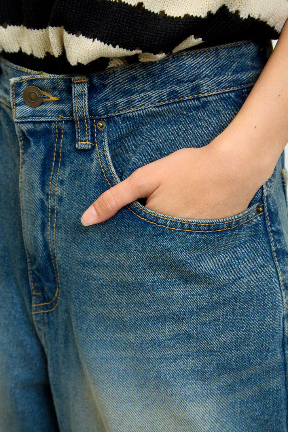 Dark indigo super wide leg jeans_3