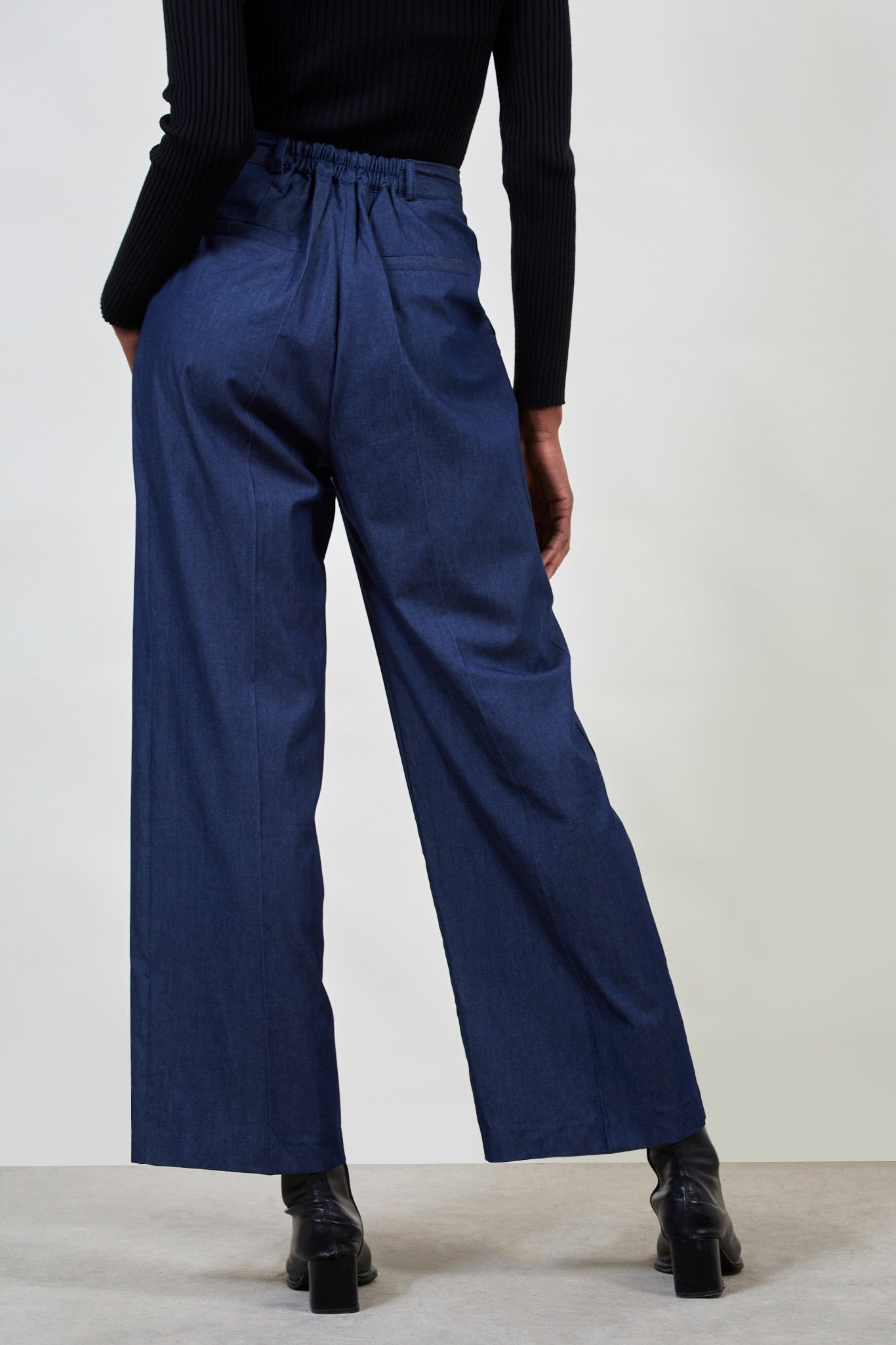 Dark denim tailored trousers_2