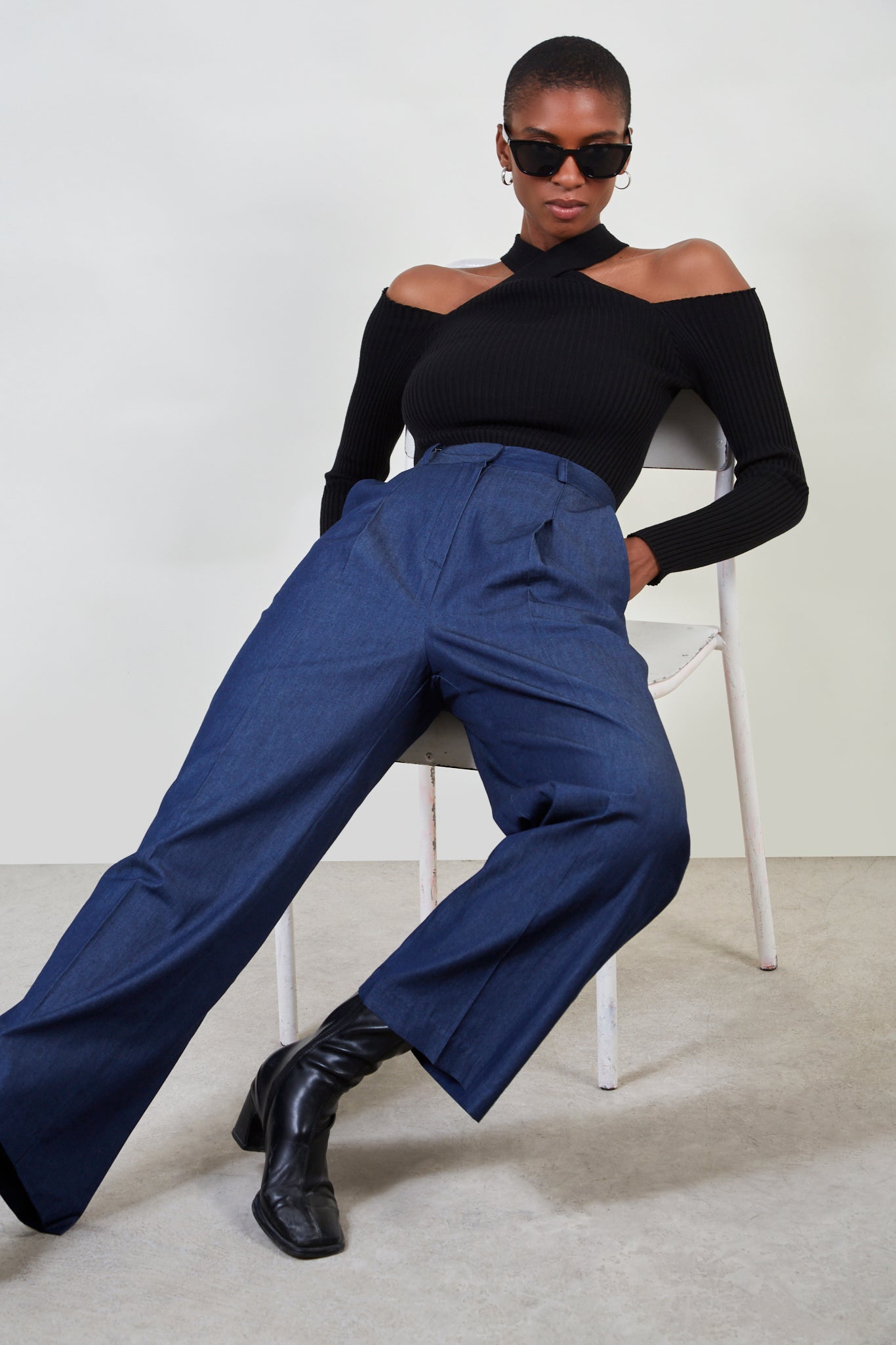 Dark denim tailored trousers_5