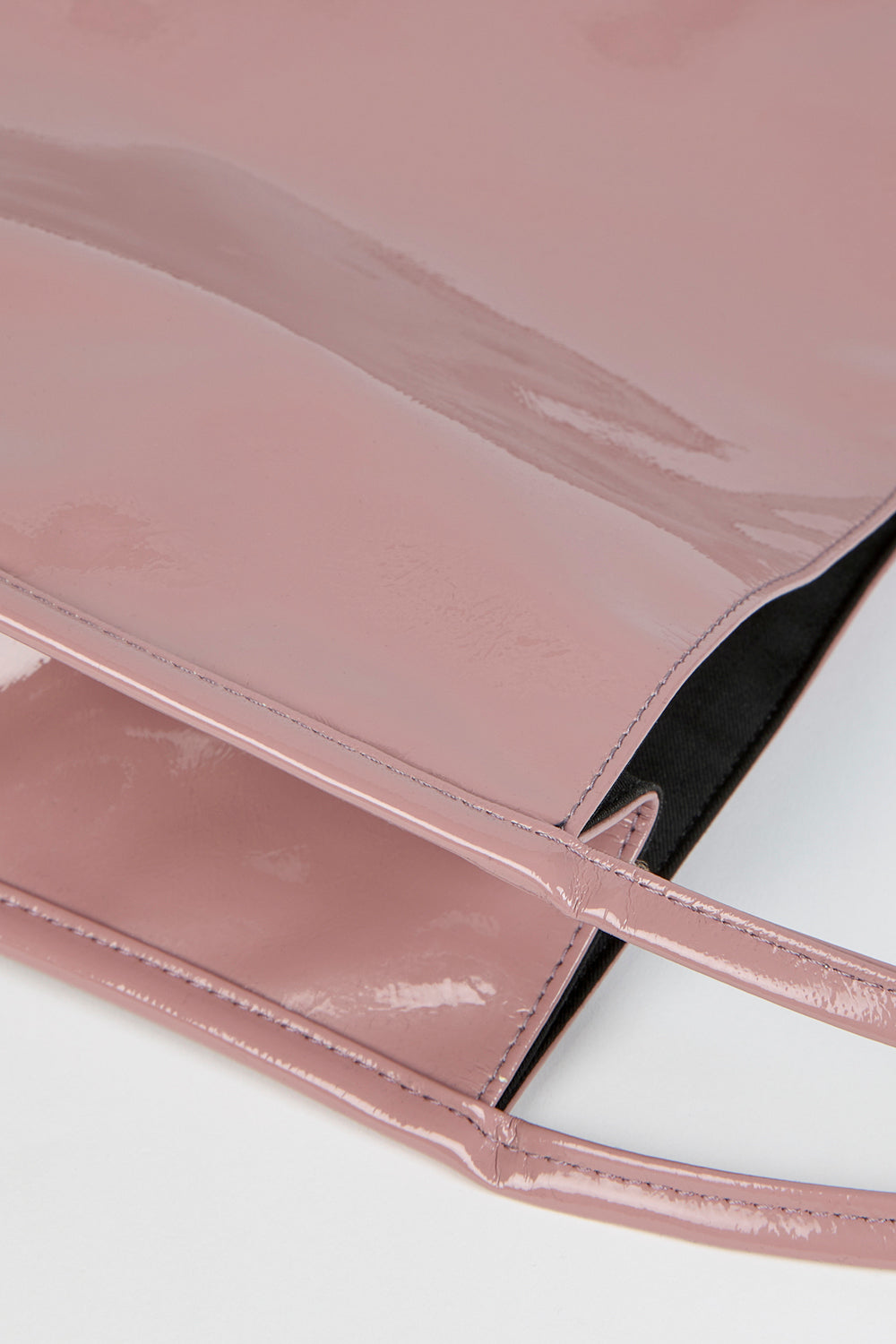 Dusty Purple high shine PVC tote bag_4