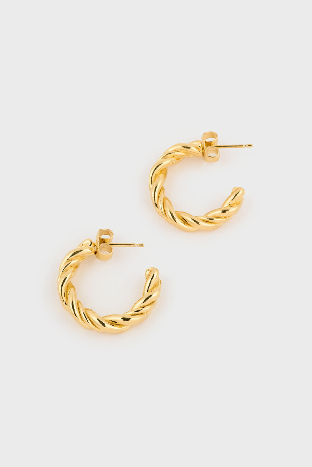 Gold 20mm twisted hoop earrings_3
