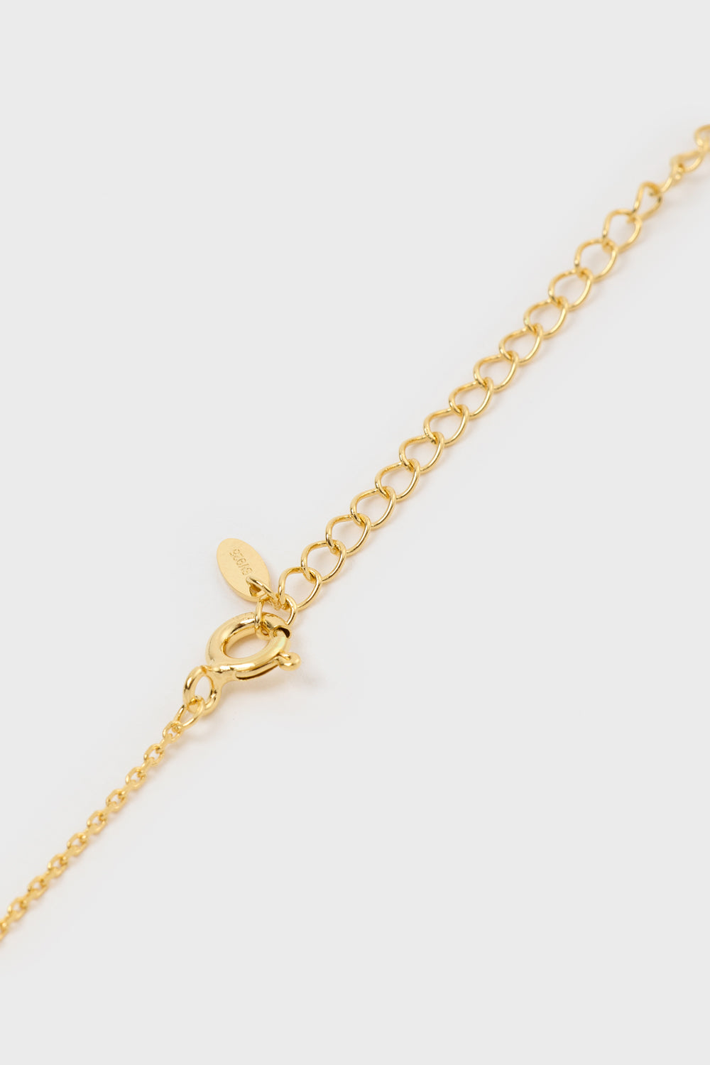 Gold triple line diamante necklace_4