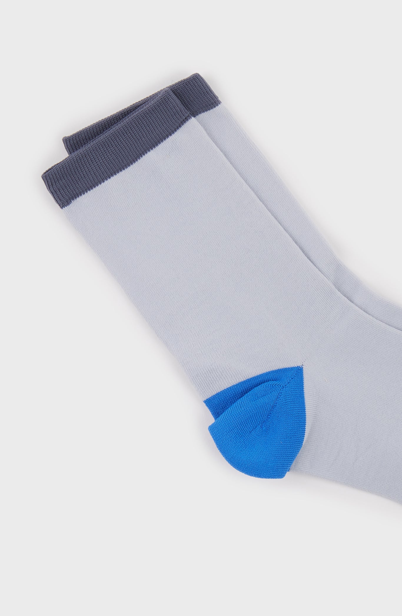 Grey and cobalt colourblock socks_4