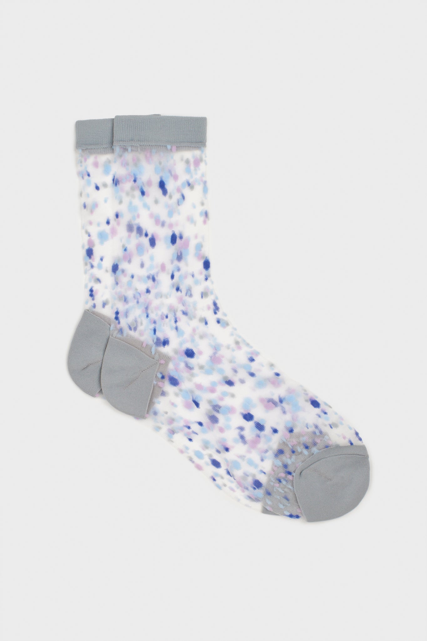 Sheer multicolour dot socks - Set of 5