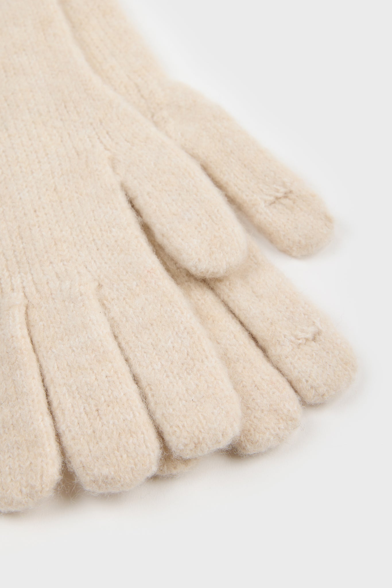 Ivory and contrast blue trim long gloves_3