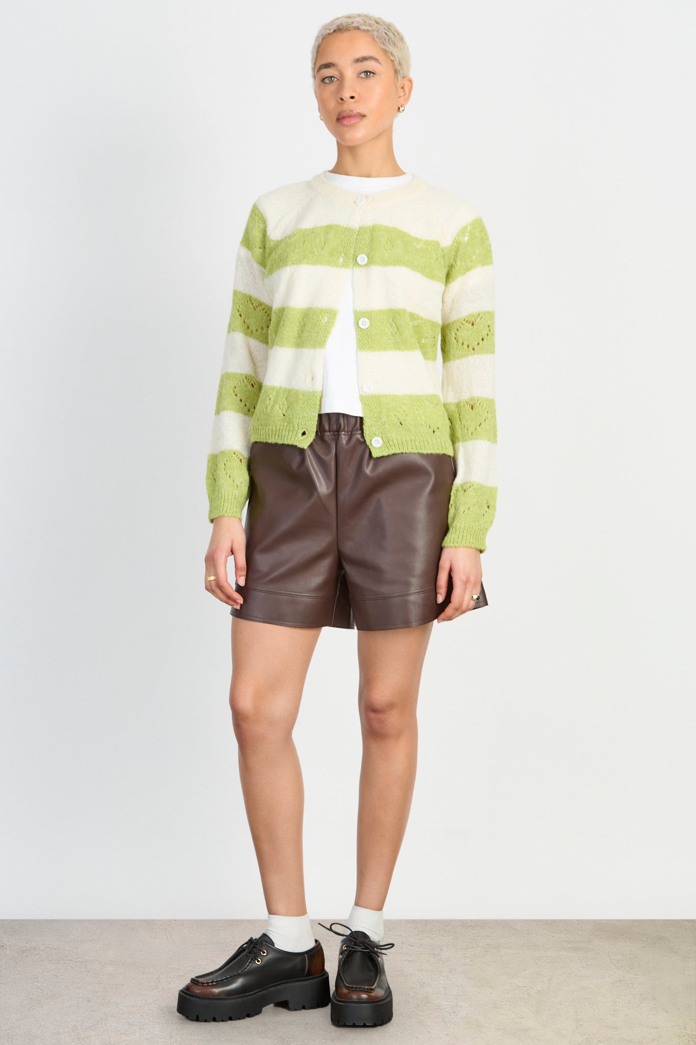 Ivory and khaki block stripe cardigan_4