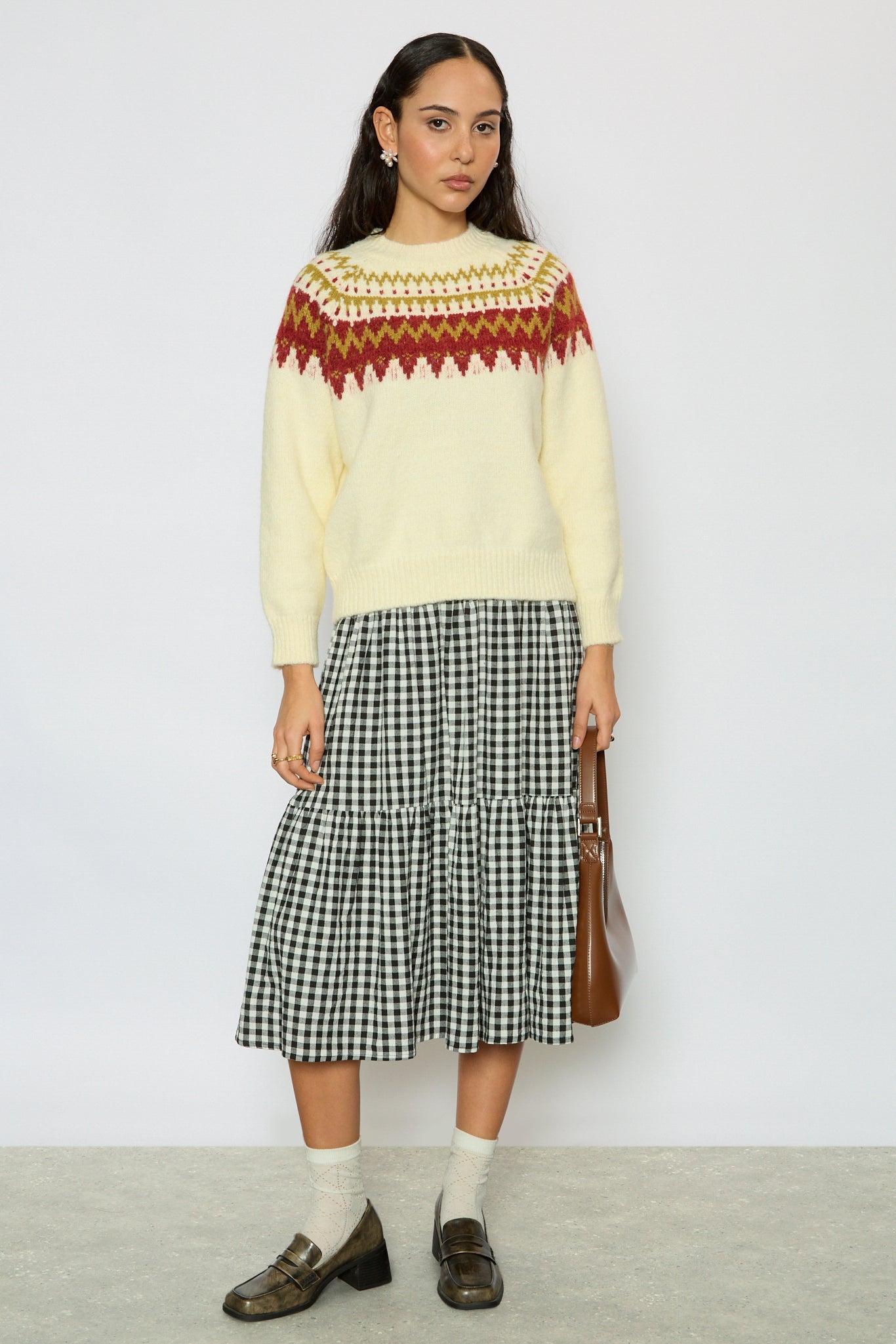 Ivory and red Fair Isle jumper_4