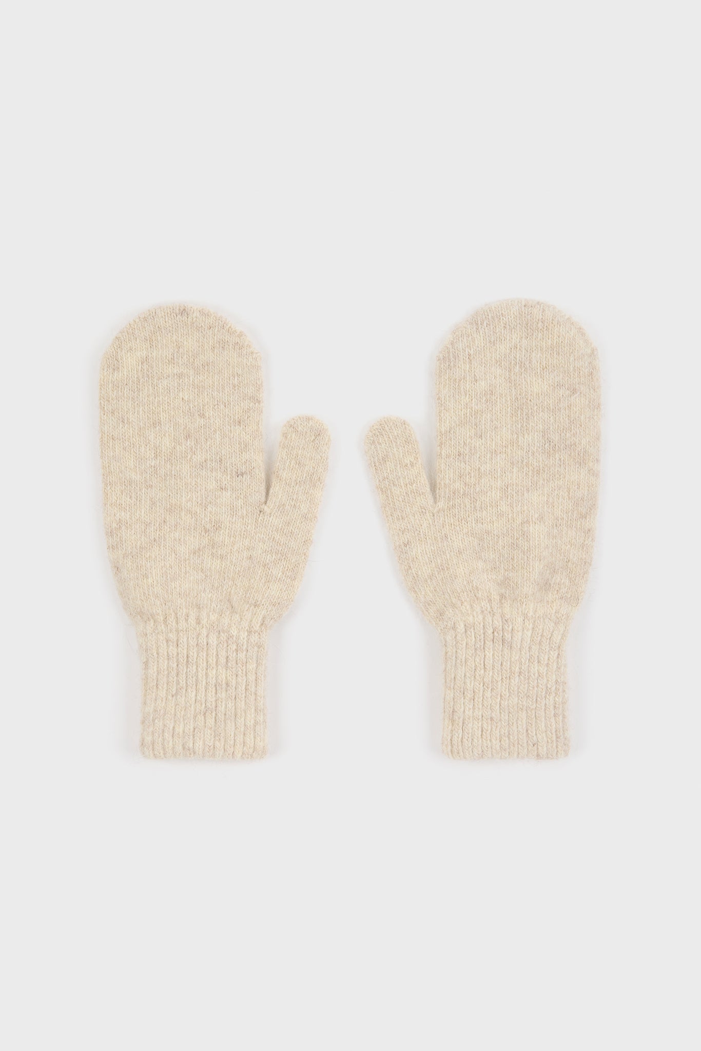 Ivory angora wool blend mittens_1