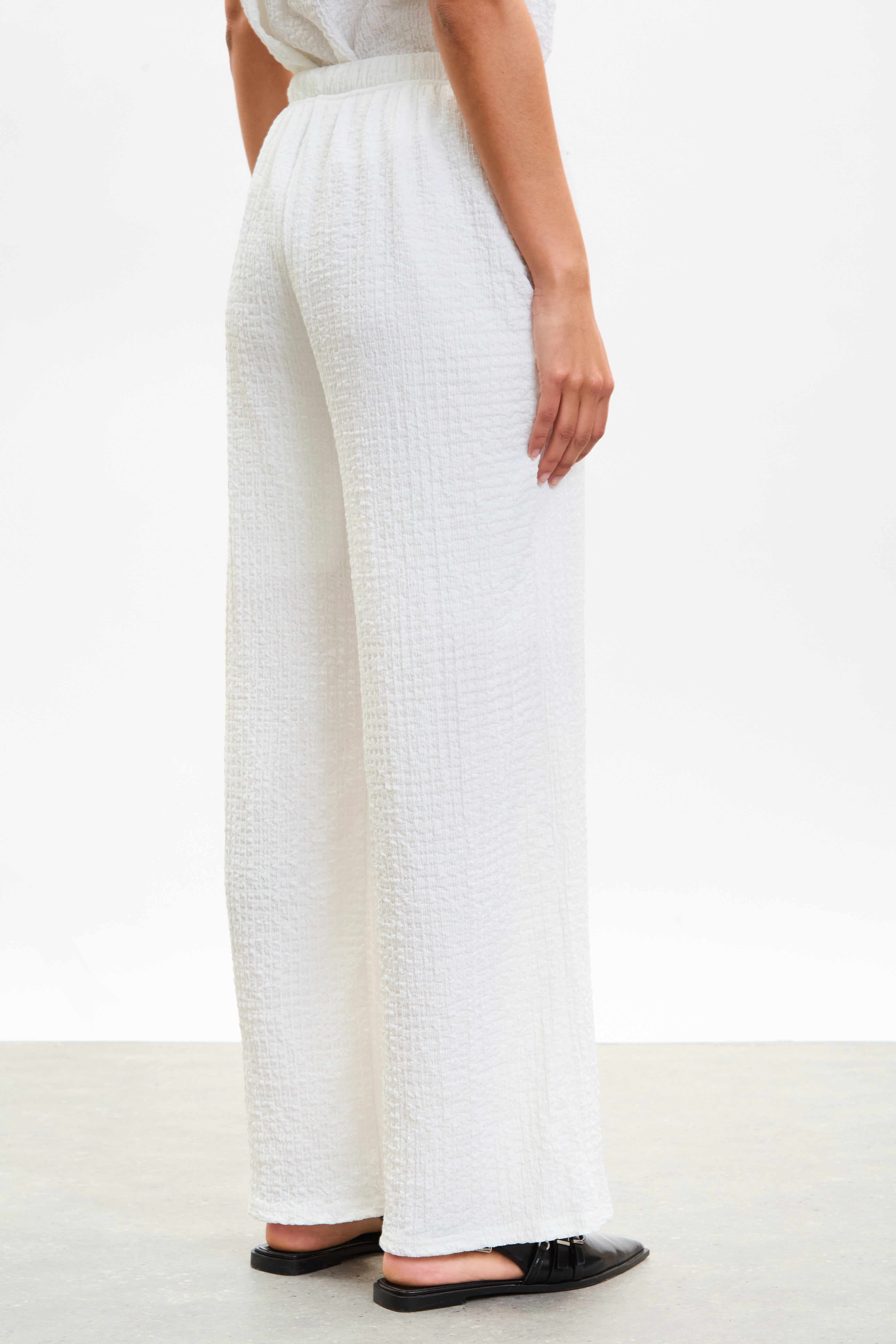 Ivory textured trousers_2