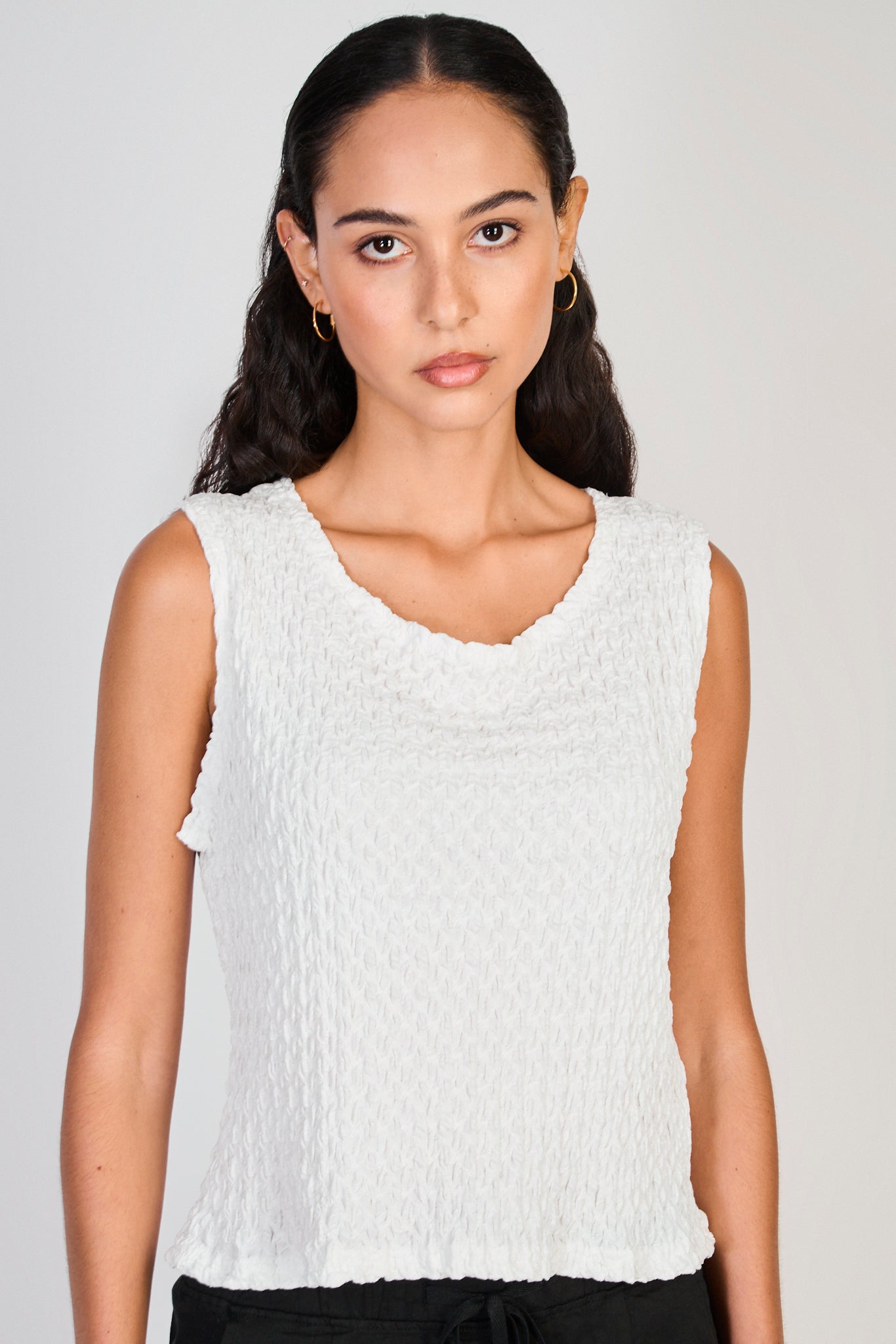 Ivory textured tank_1