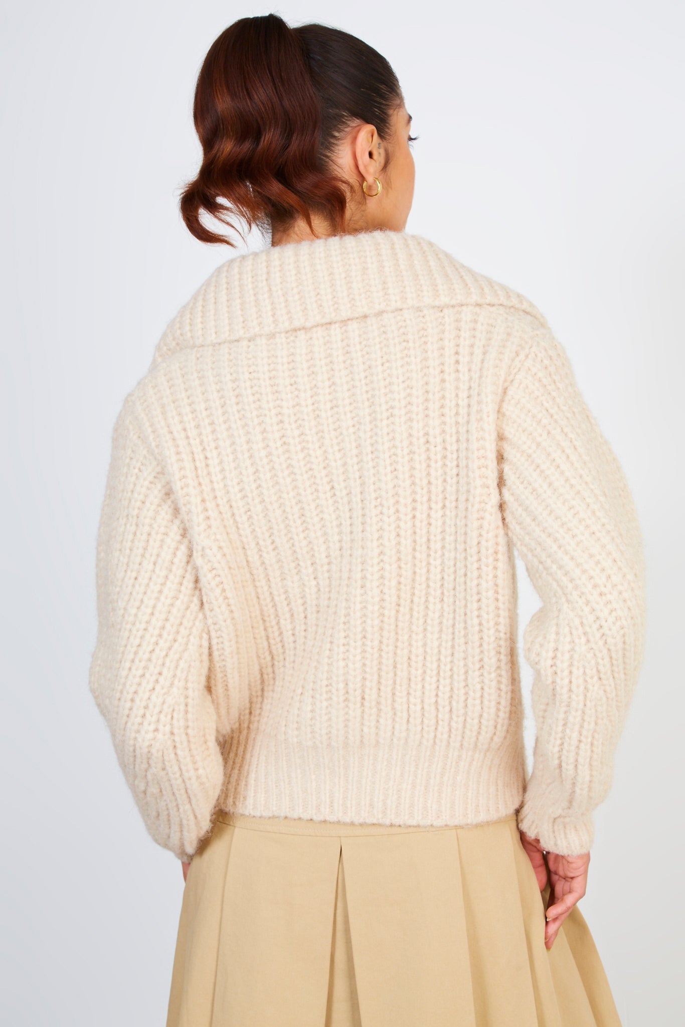 Ivory giant collar cardigan_2