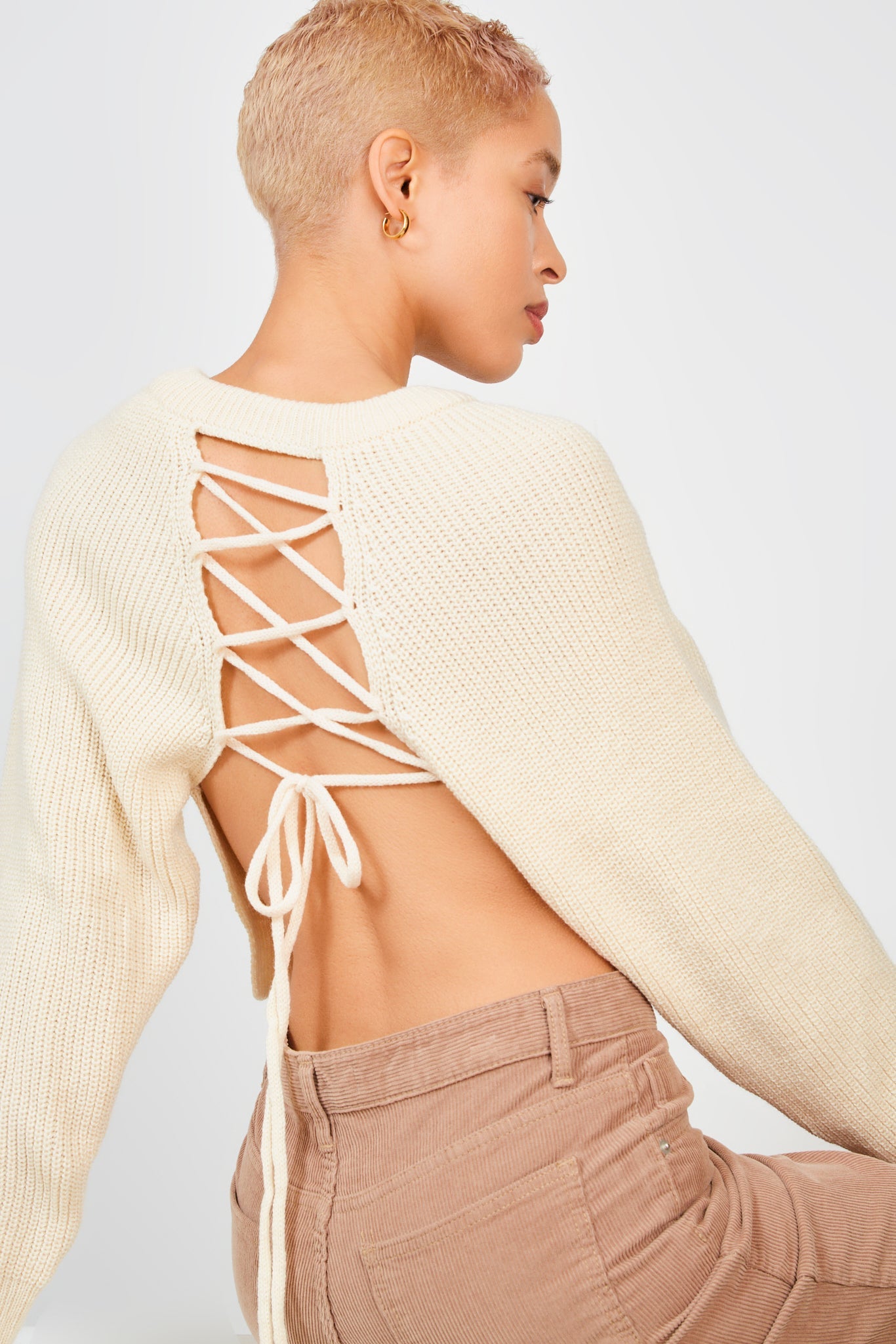 Ivory open tie back jumper_1