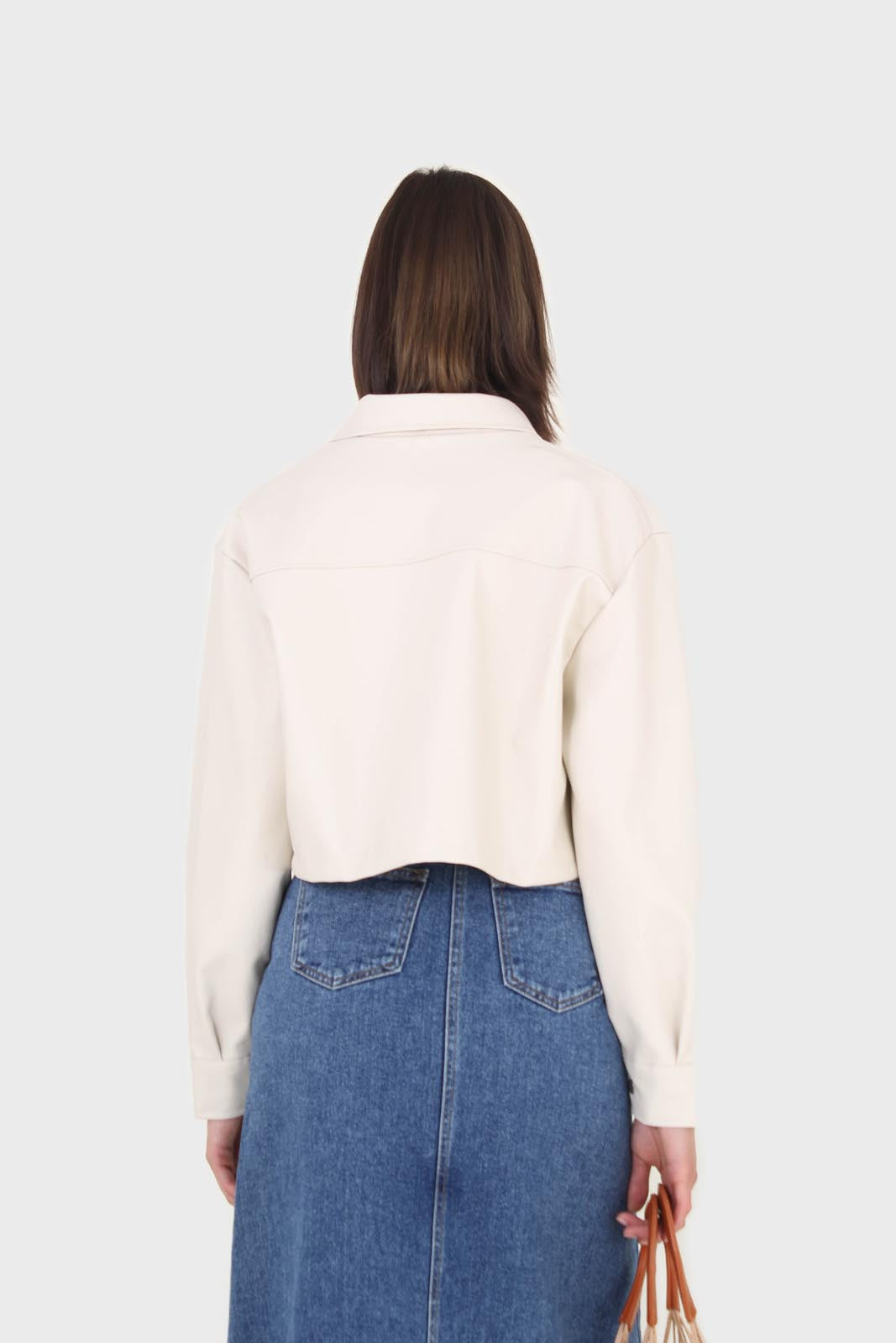 Ivory vegan leather cropped shirt jacket_2