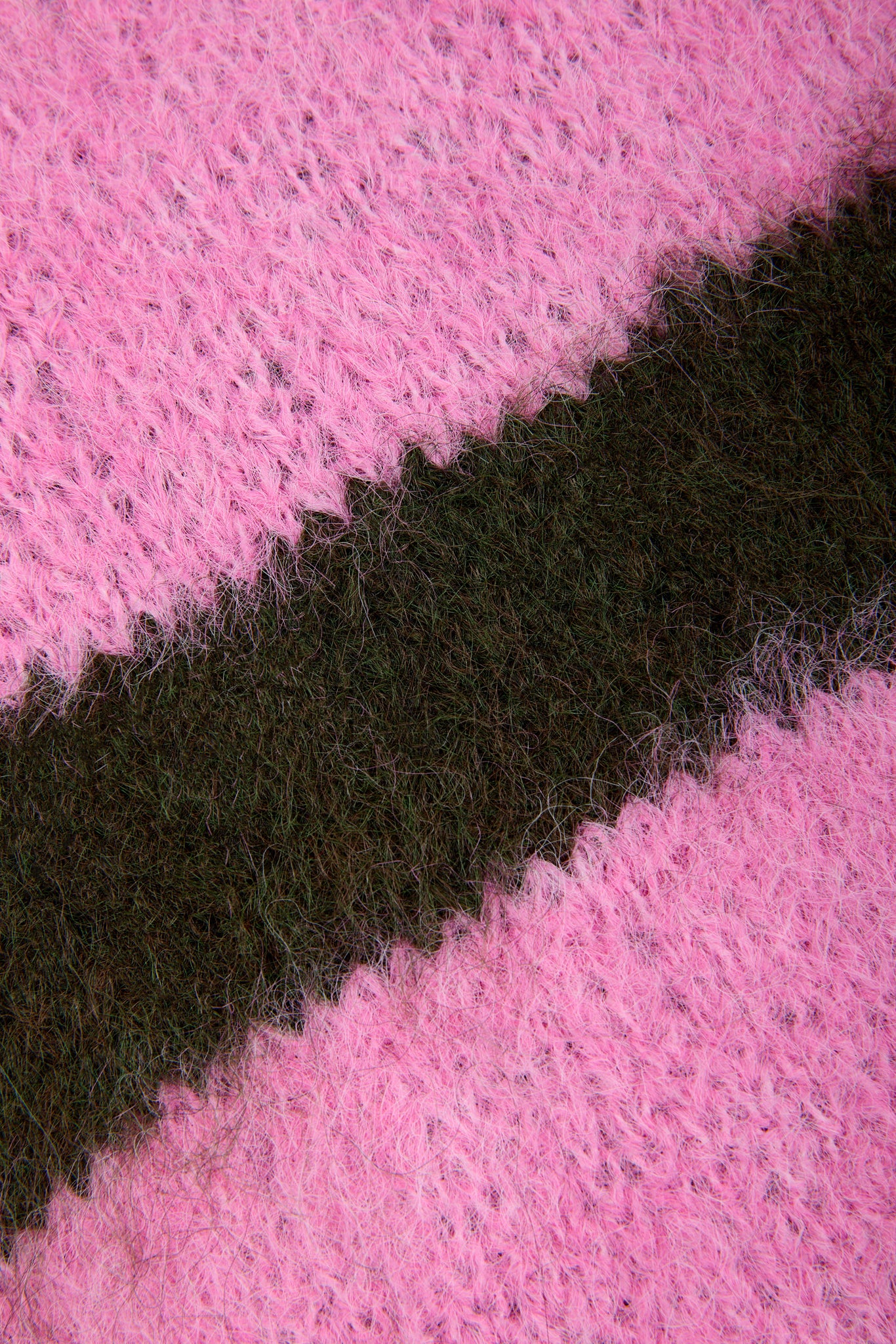 Khaki and pink striped scarf_4