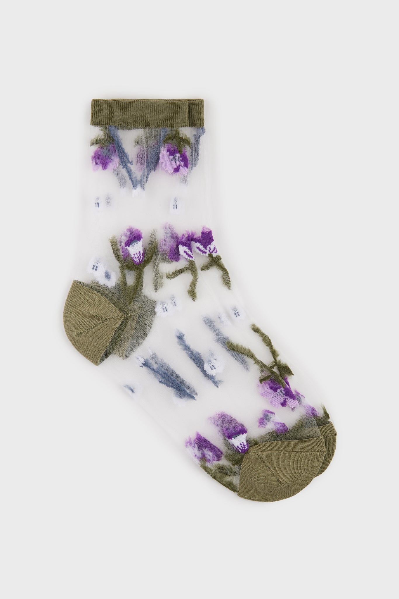 Sheer sprouting garden socks - Set of 3