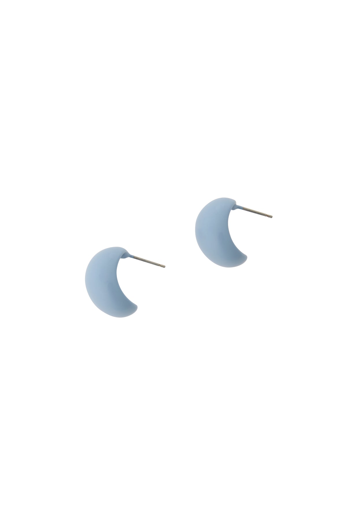 Light blue enamel small droplet earrings_3