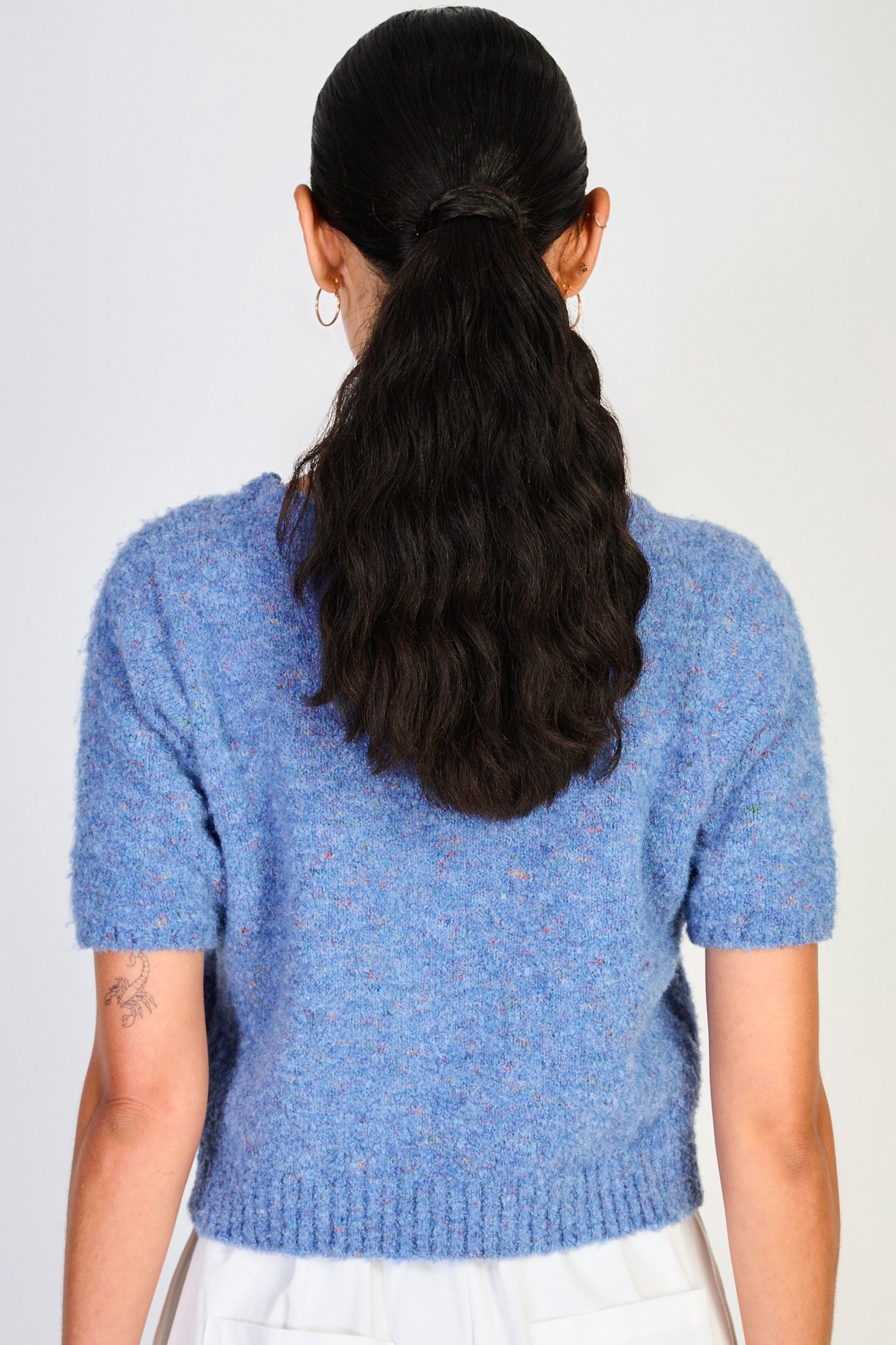 Light blue mix knit wool blend tee_2