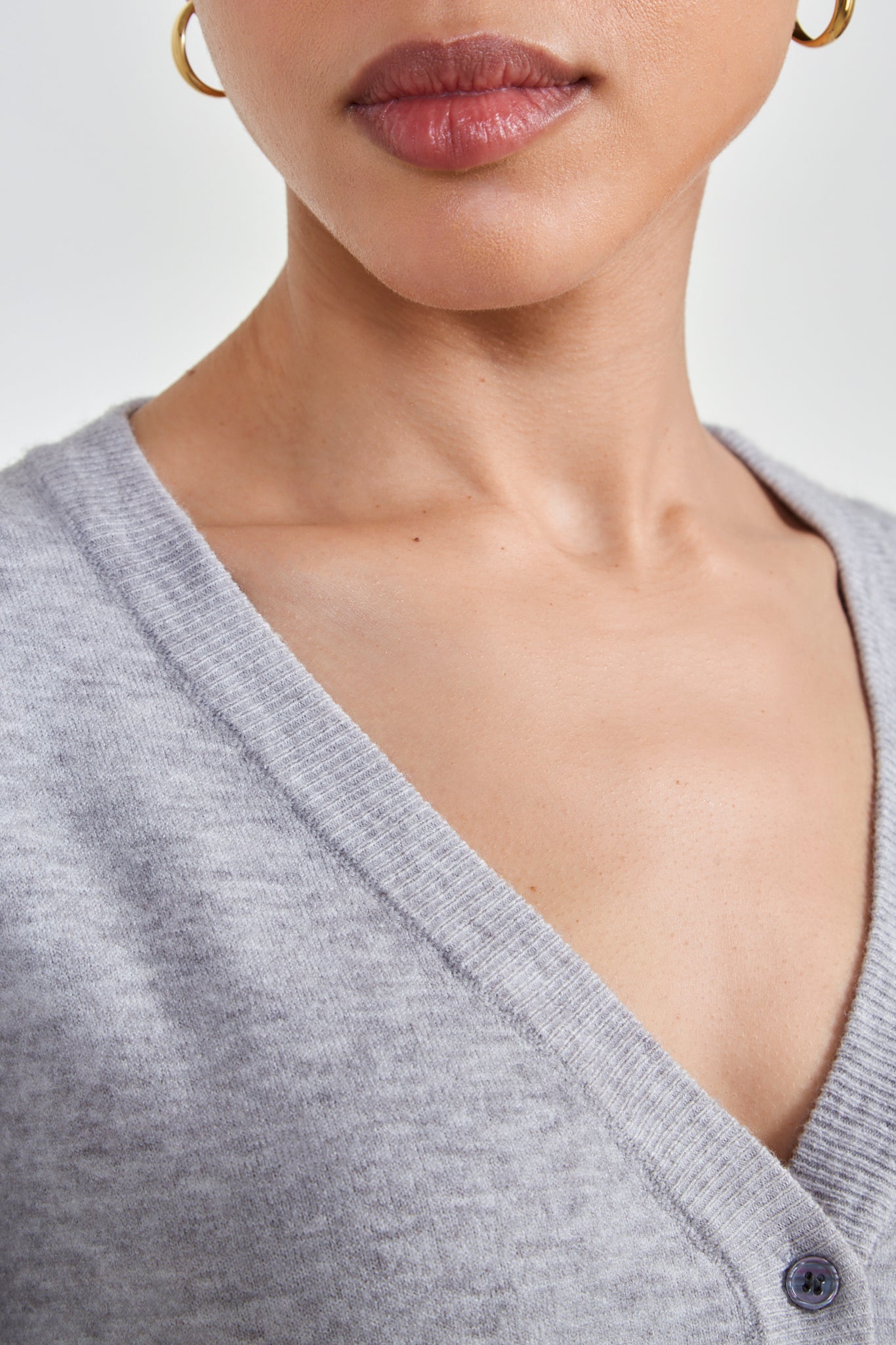 Light grey cashmere blend cardigan_4