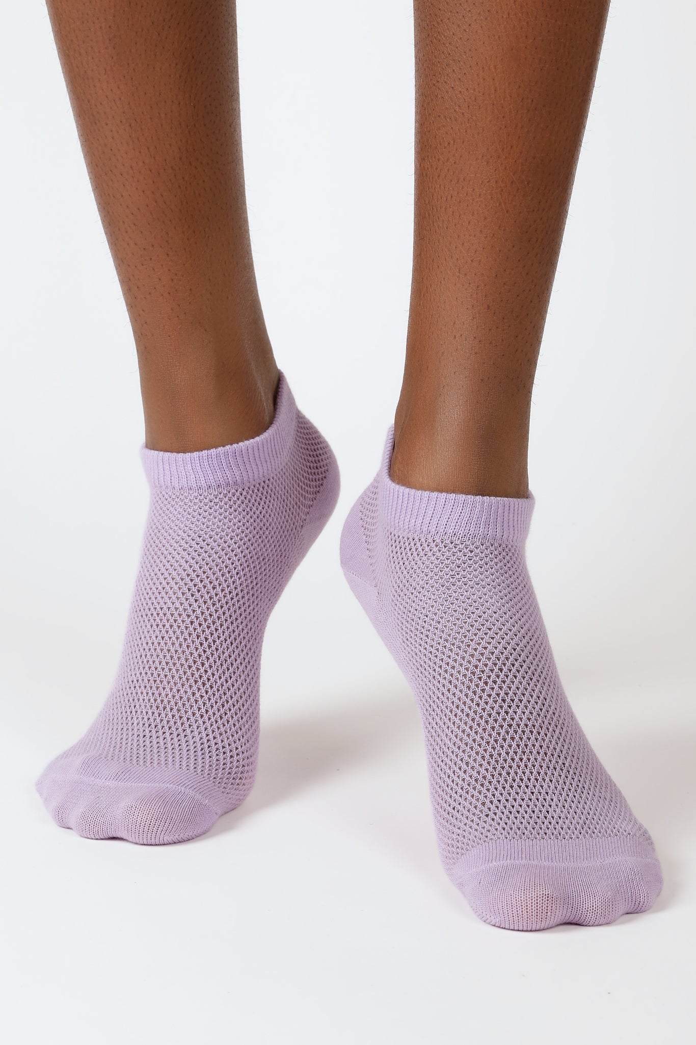 Lilac mesh ankle socks_2