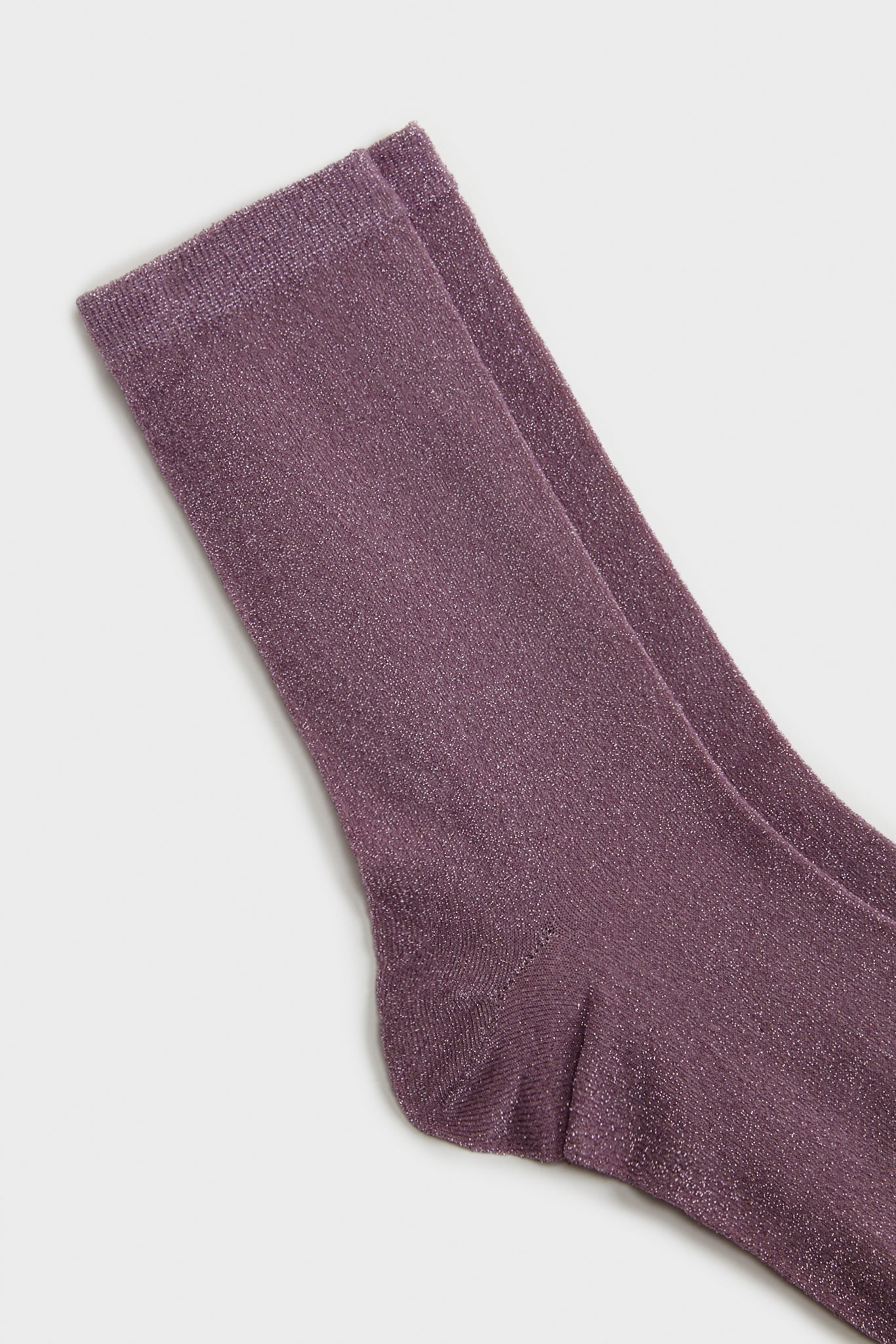 Lilac smooth glitter socks_2