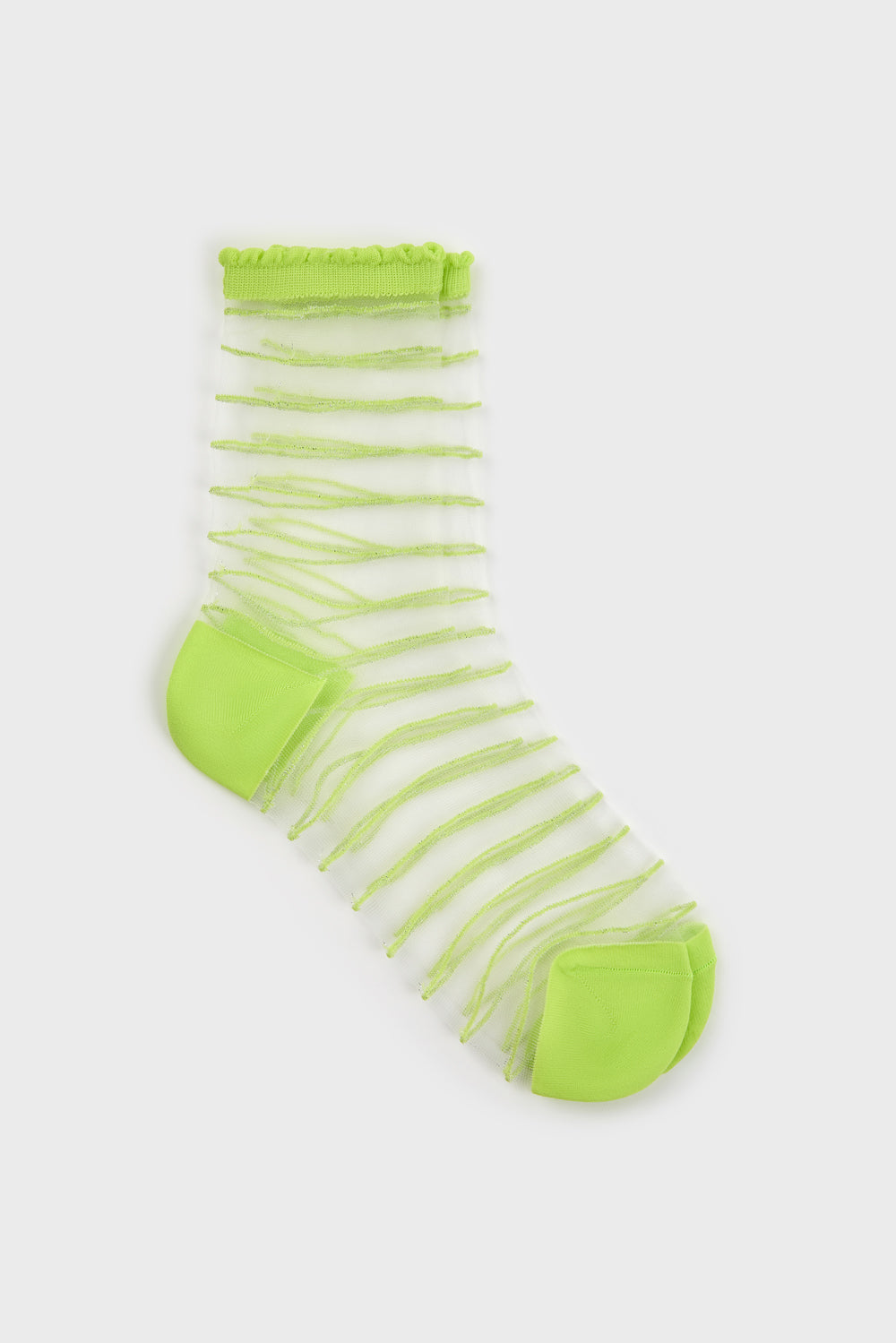Sheer horizontal stripe socks - Set of 3