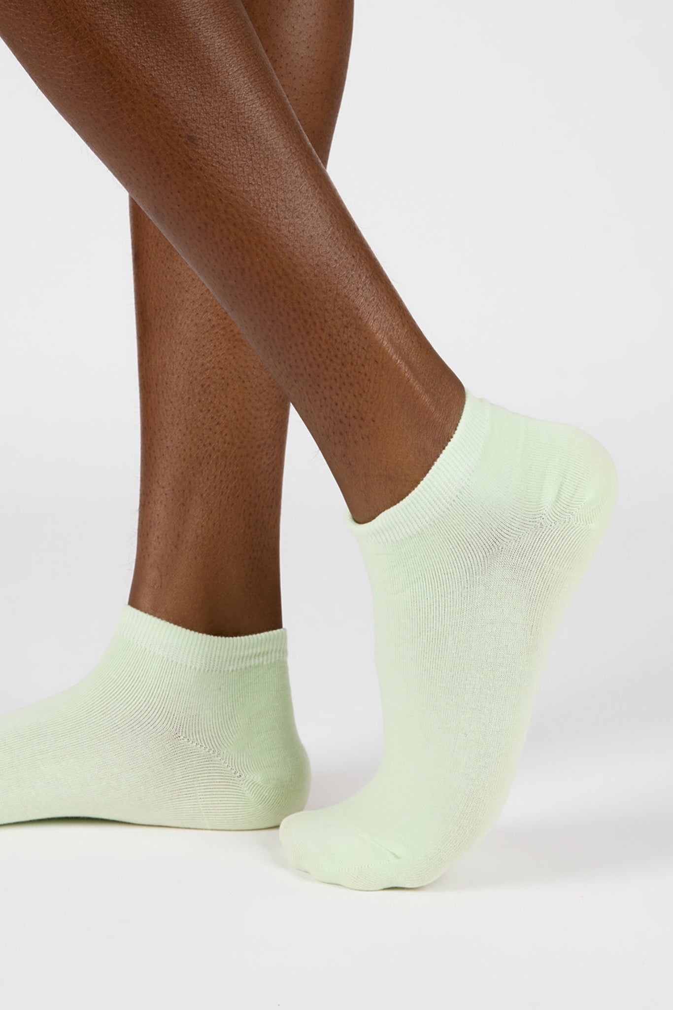Mint green classic ankle socks_1