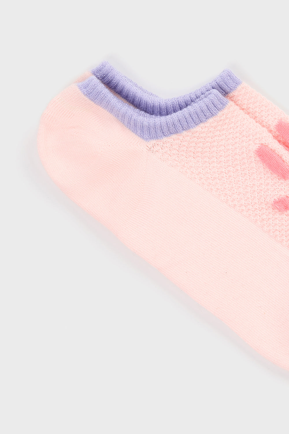 Pale pink and lilac giant smiley face pop socks_4