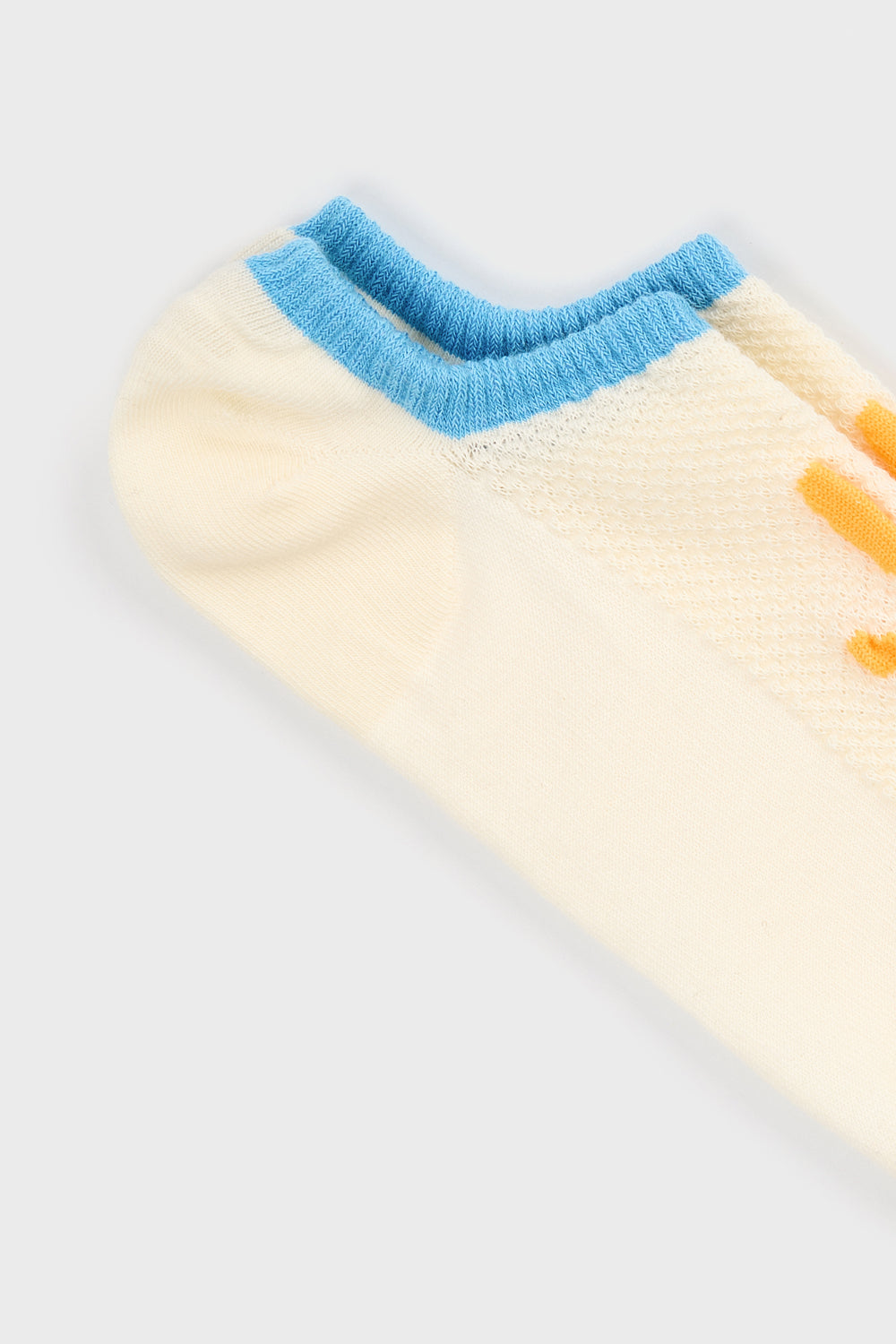 Pale yellow and blue giant smiley face pop socks_6