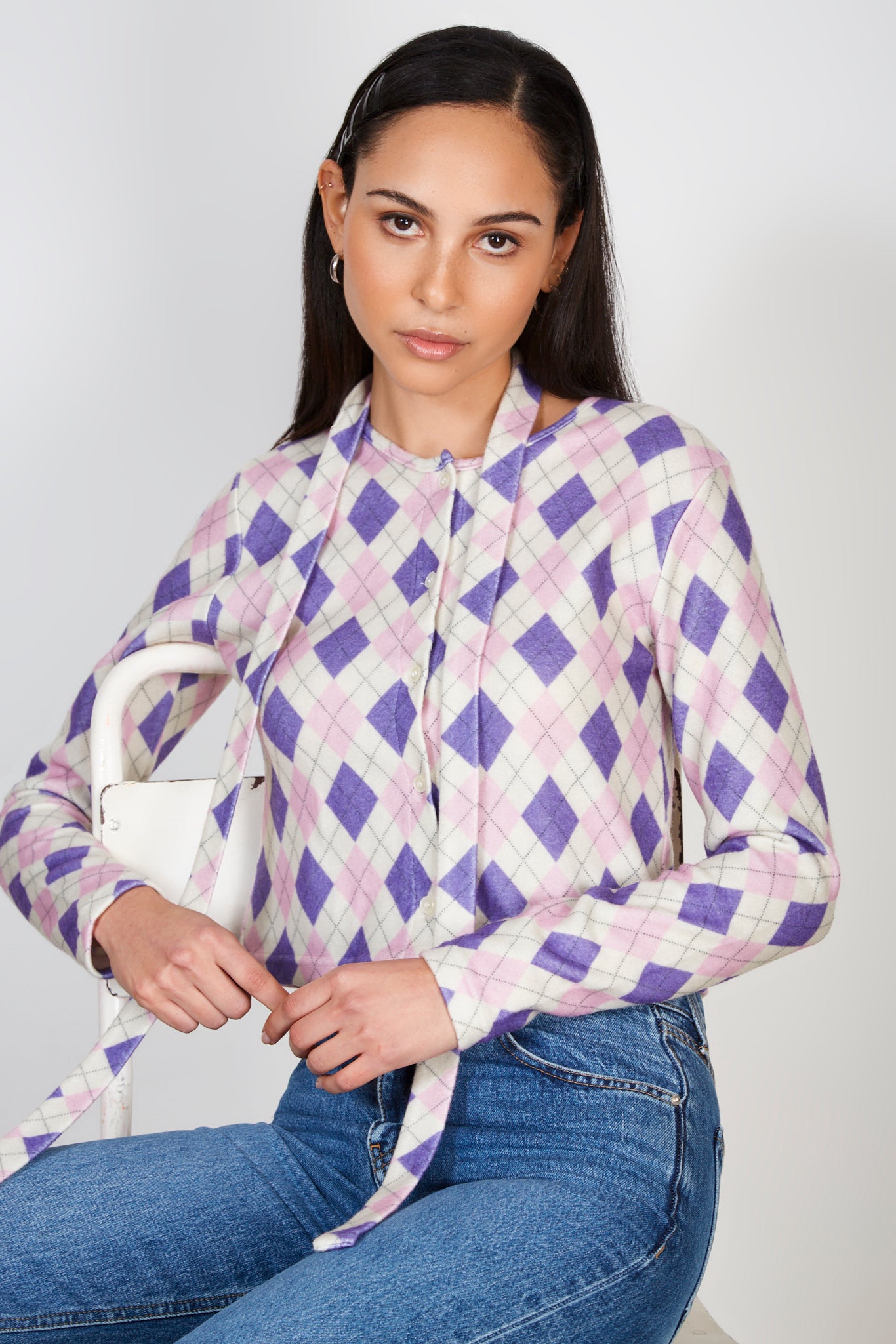 Pink and purple arglye top_6