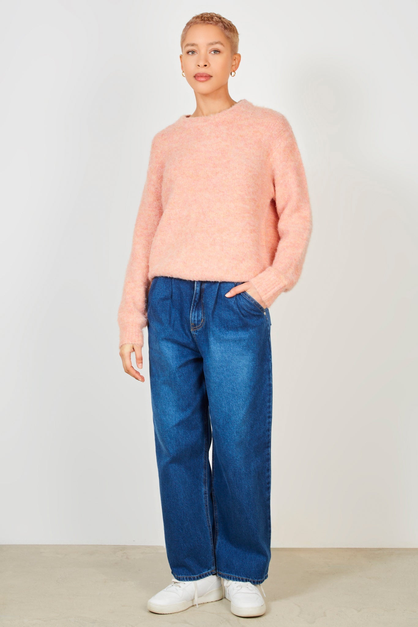 Pink ultra soft mohair jumper_3