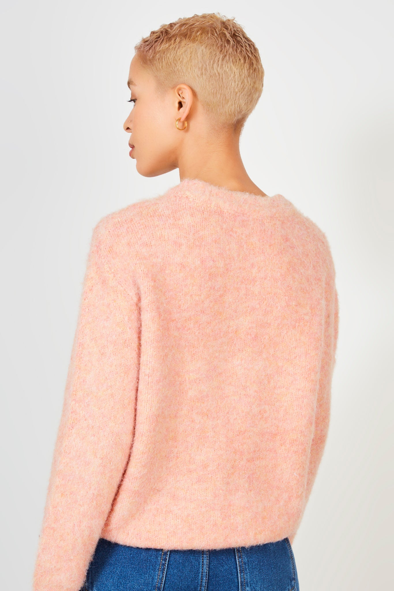 Pink ultra soft mohair jumper_2