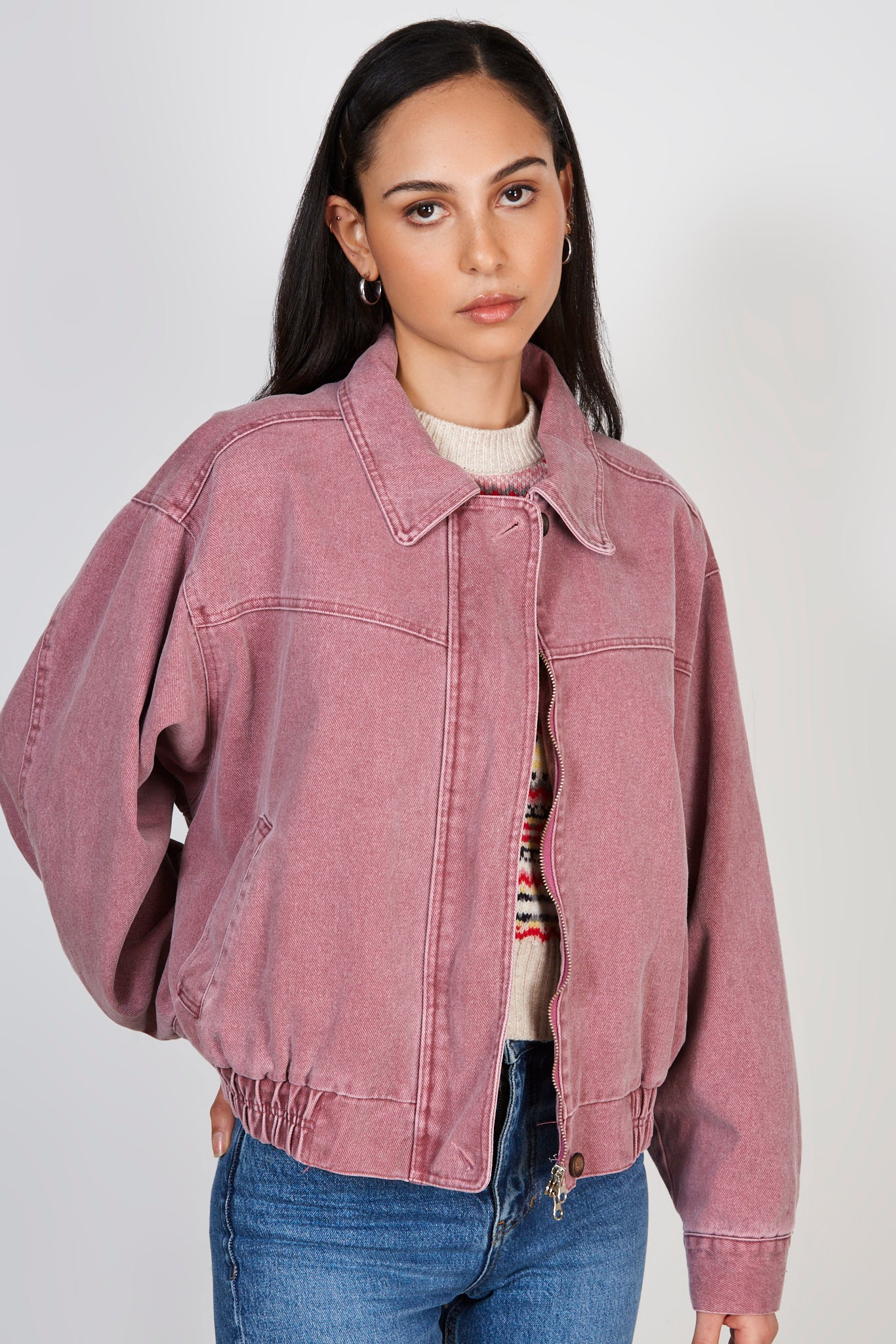 Purple denim jacket_3