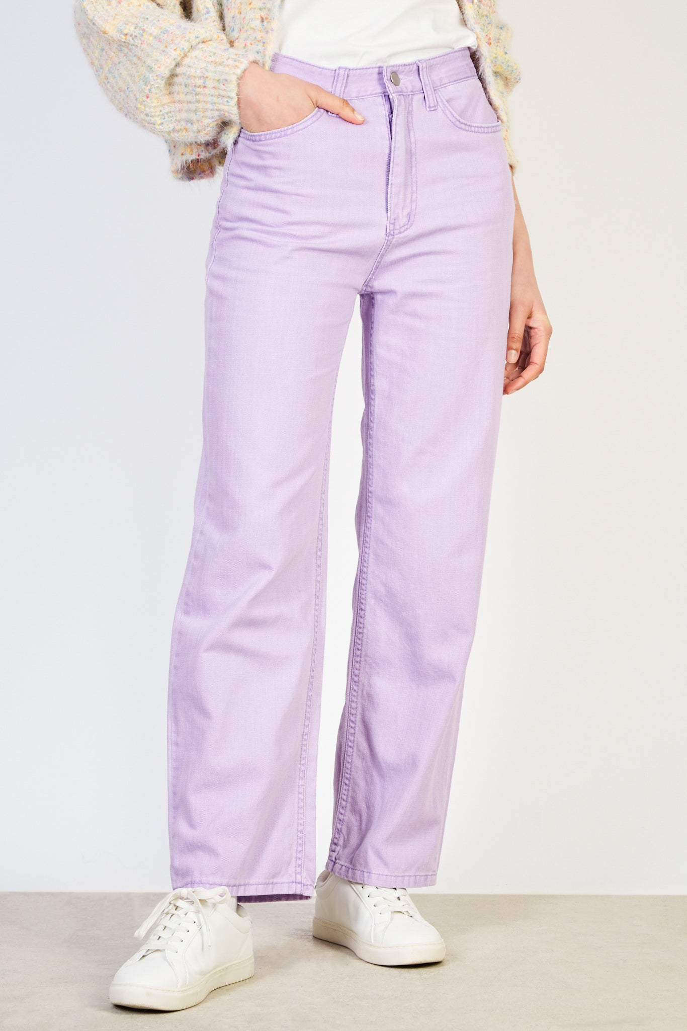 Purple wide leg jeans_1