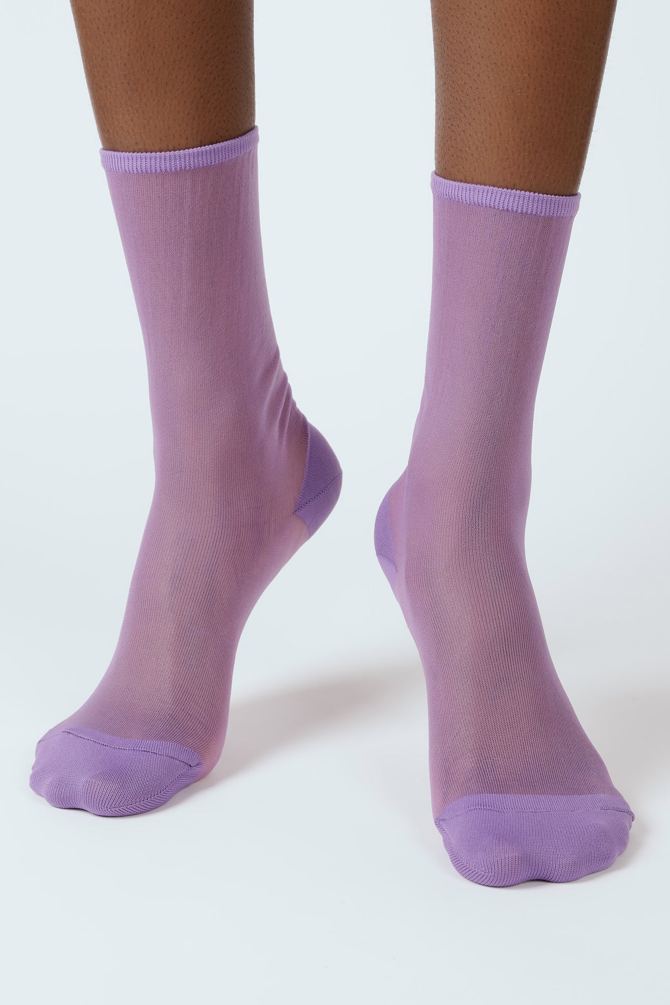 Purple sheer socks_2