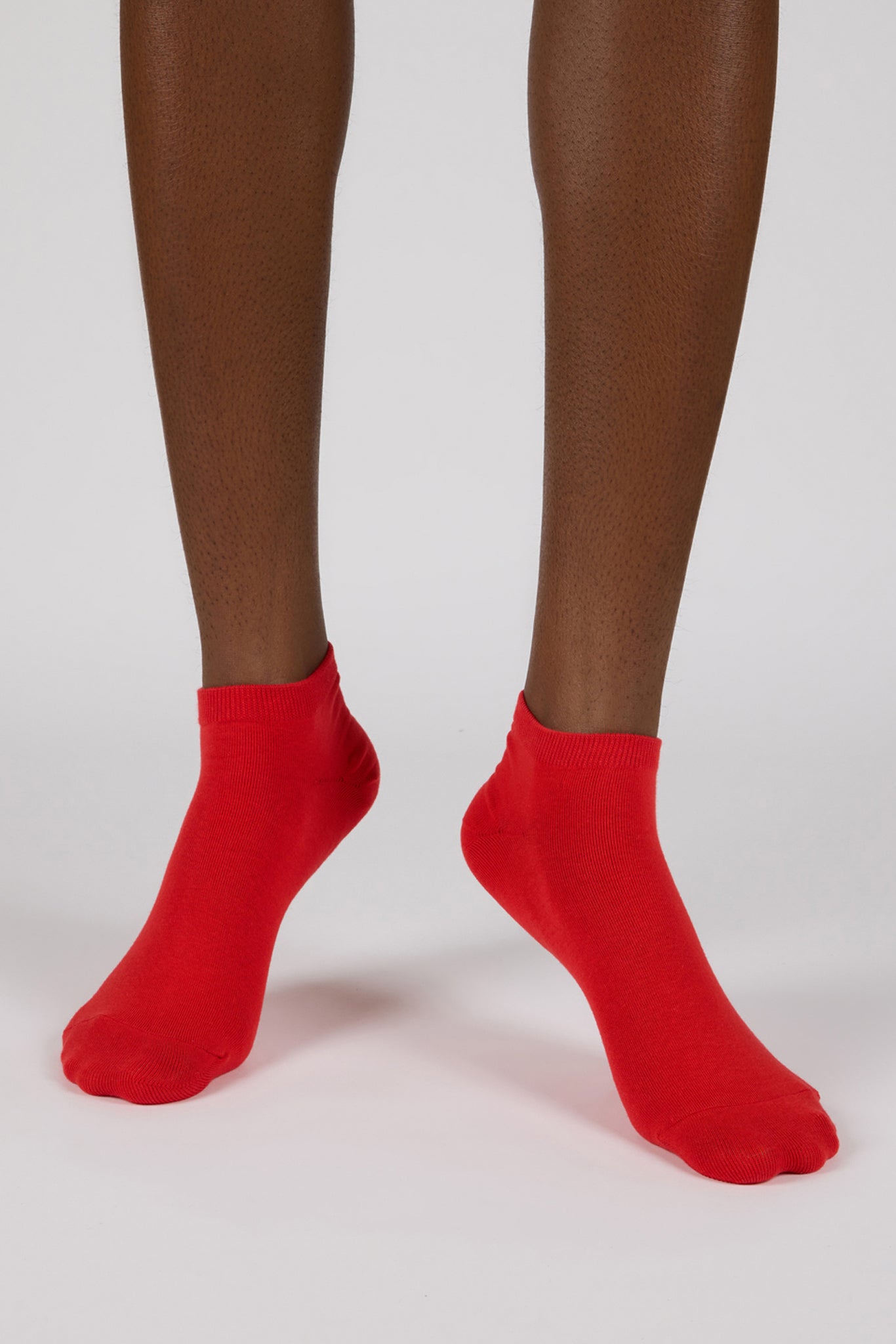Red classic ankle socks_2