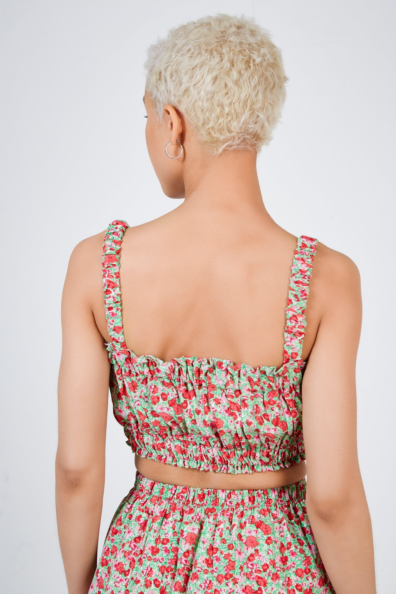 Red and pink floral print tank_3