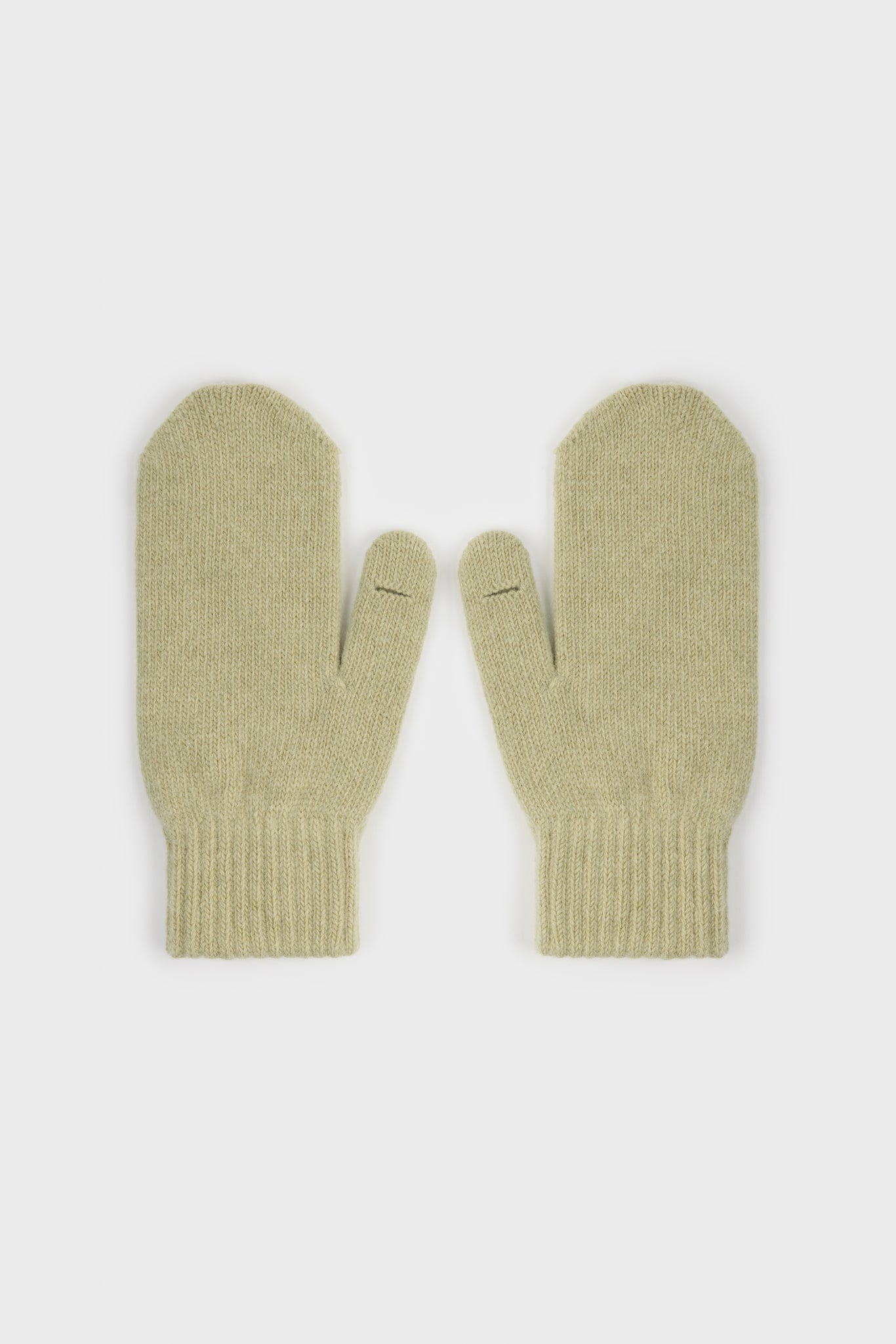 Sage green wool blend mittens_2