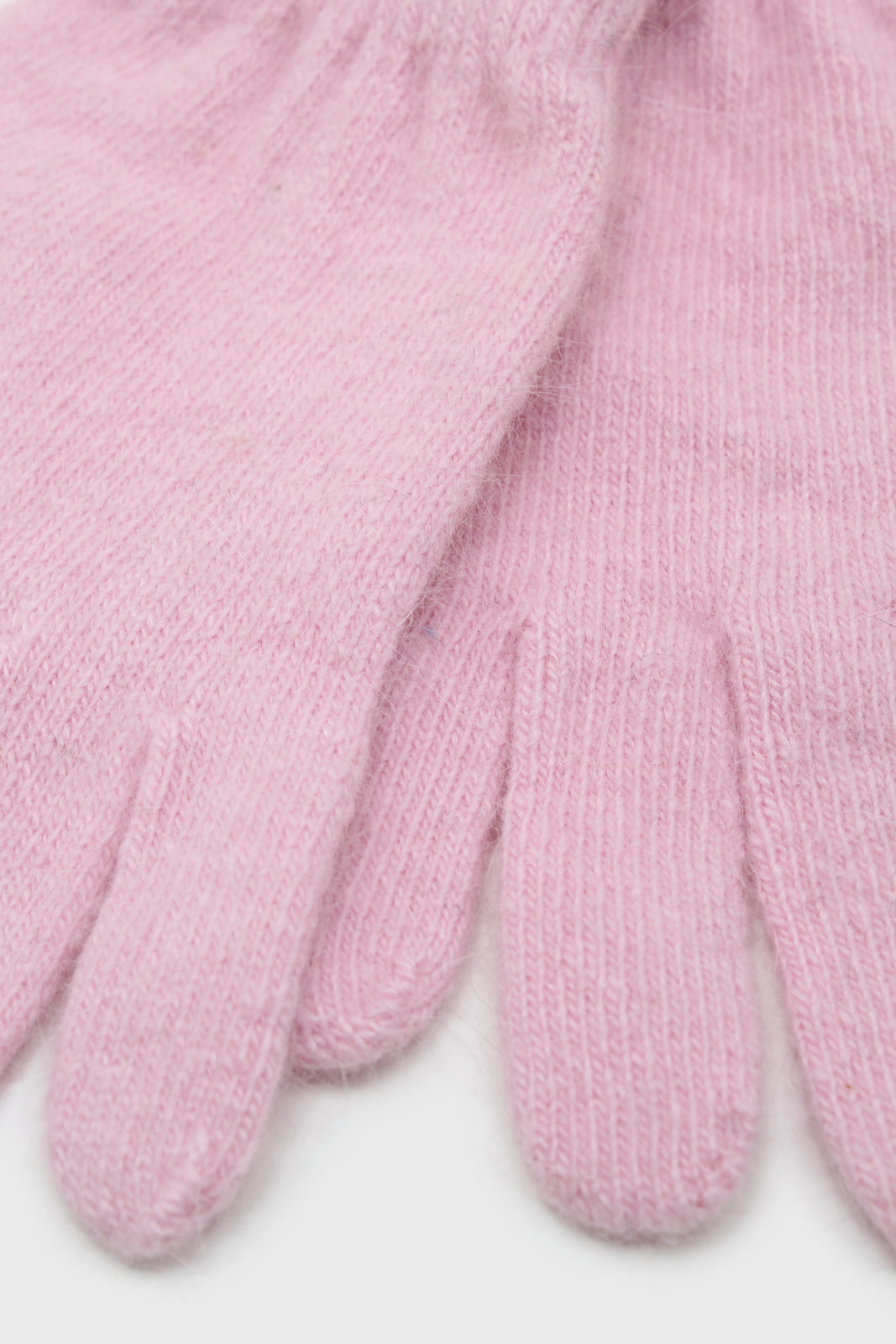 Pale pink wool blend gloves_2