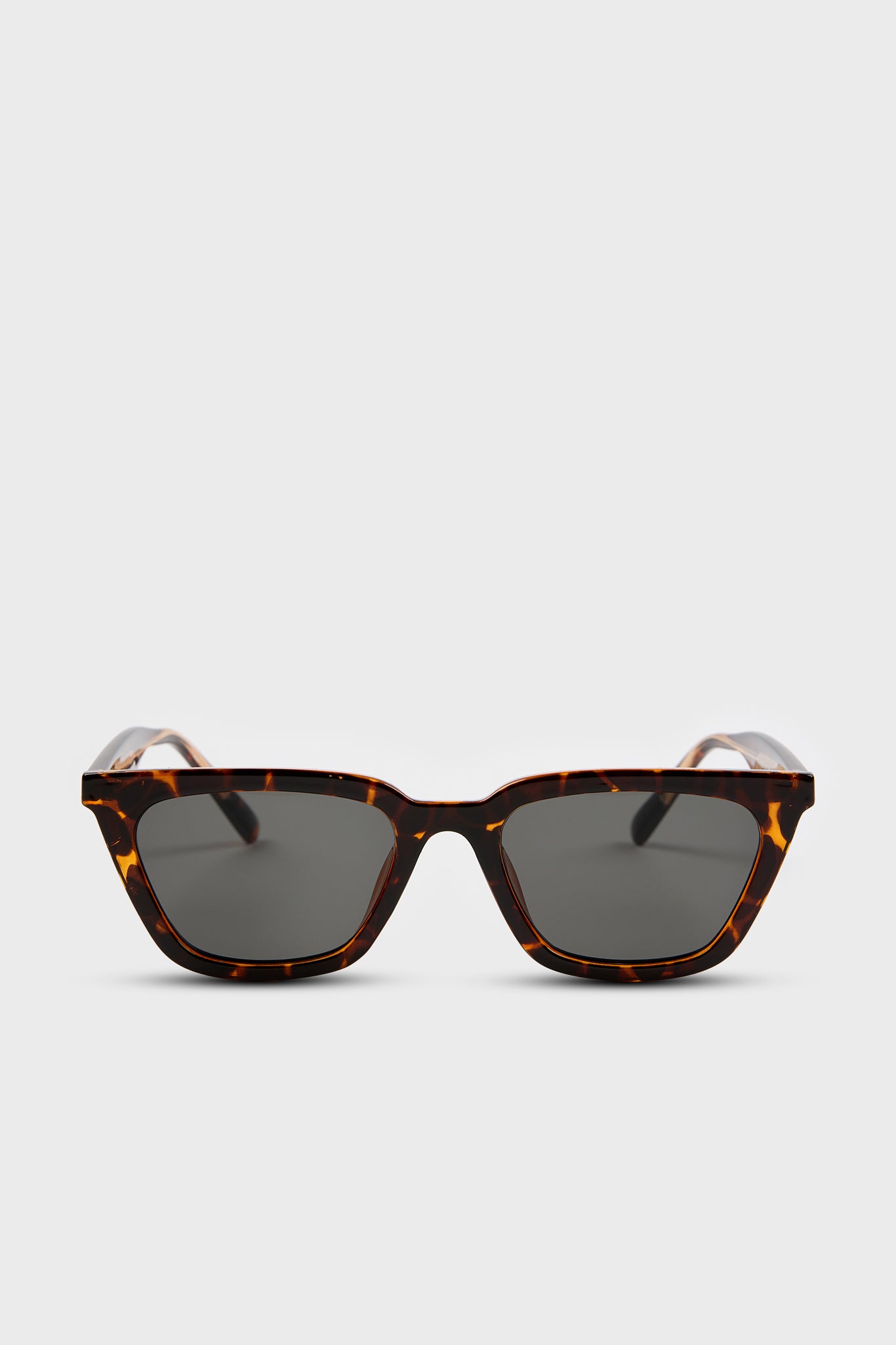 Tortoise shell angled cat eye sunglasses_1