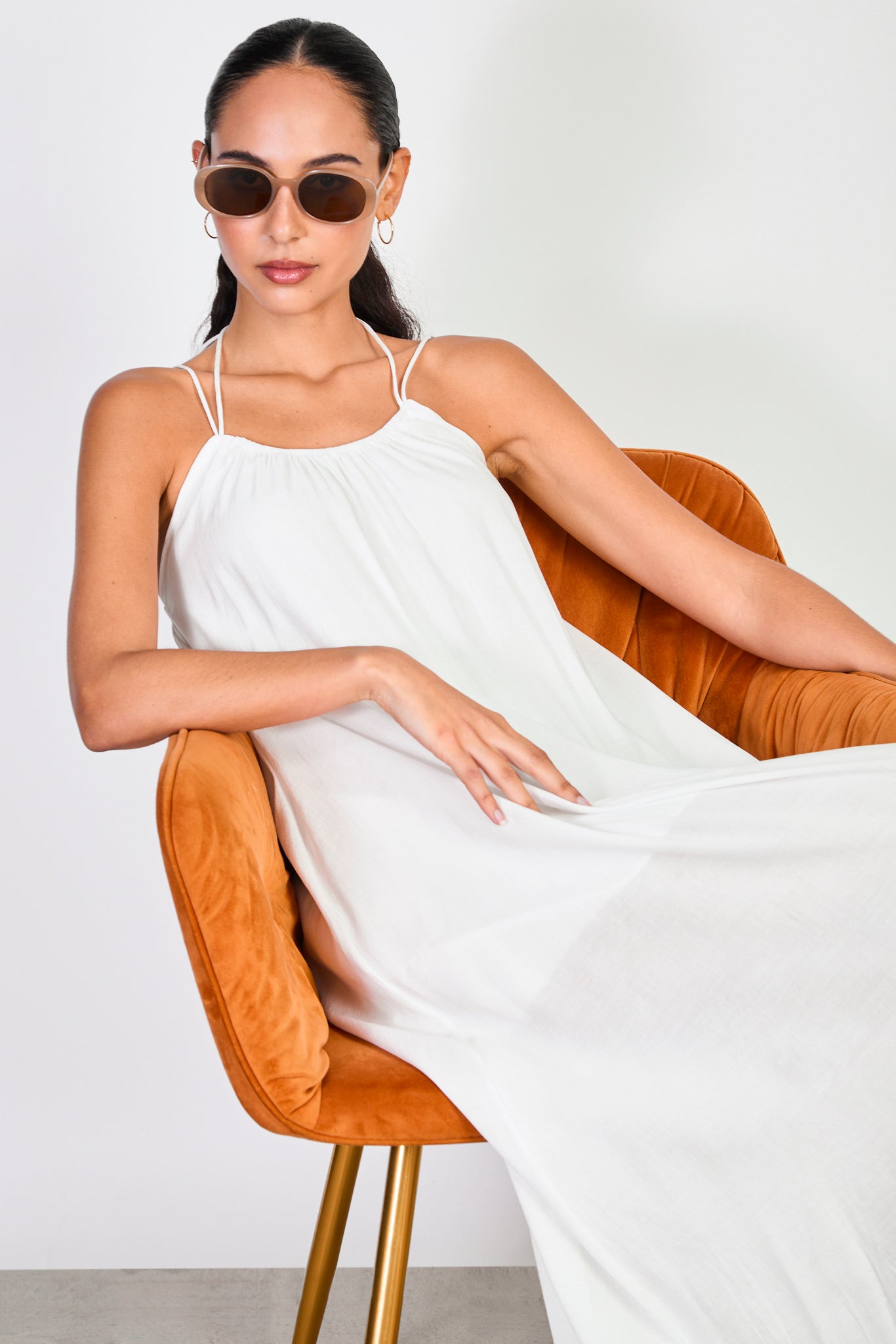 White double spaghetti strap maxi dress_5